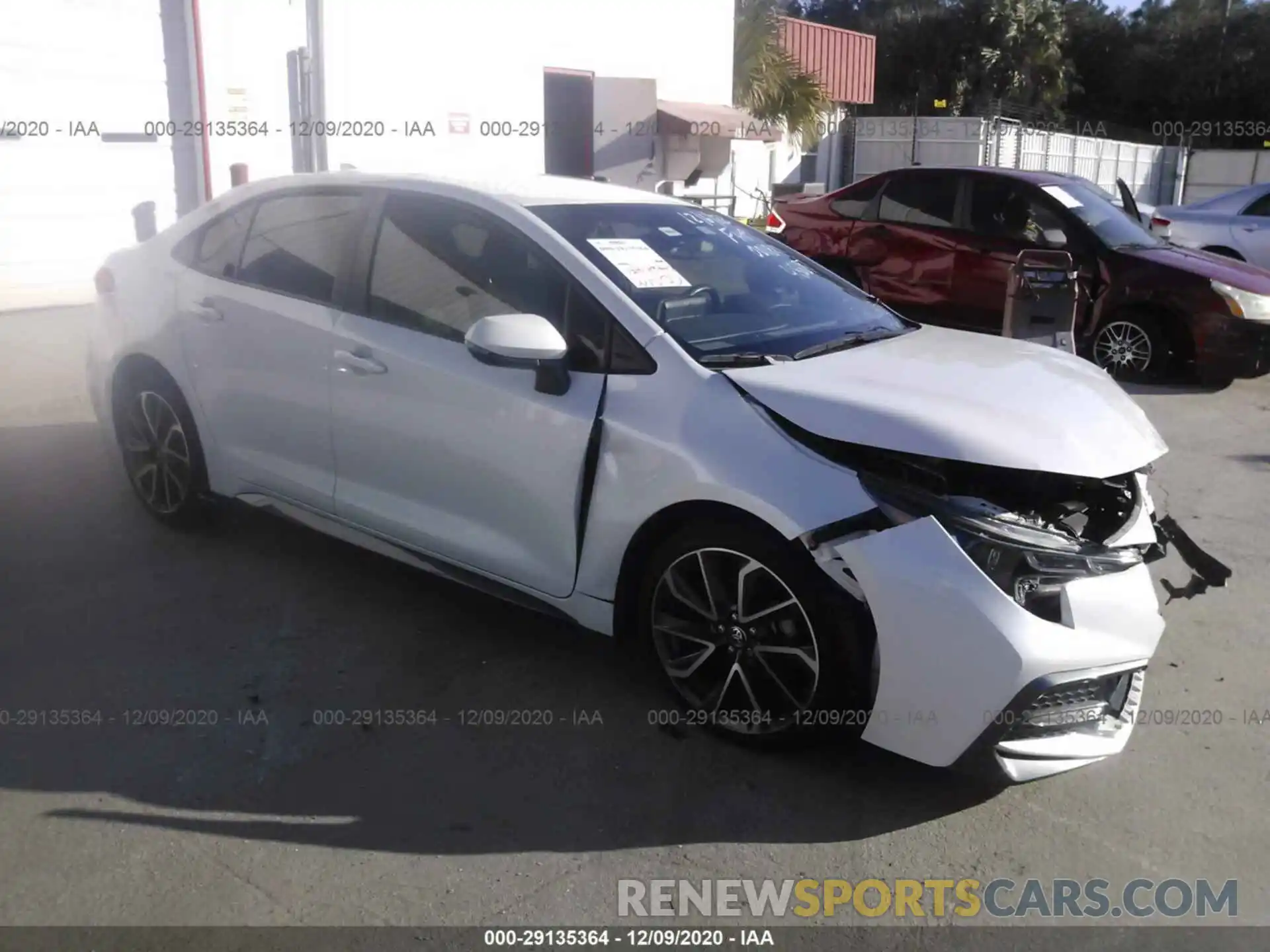 1 Photograph of a damaged car JTDS4RCE8LJ001811 TOYOTA COROLLA 2020