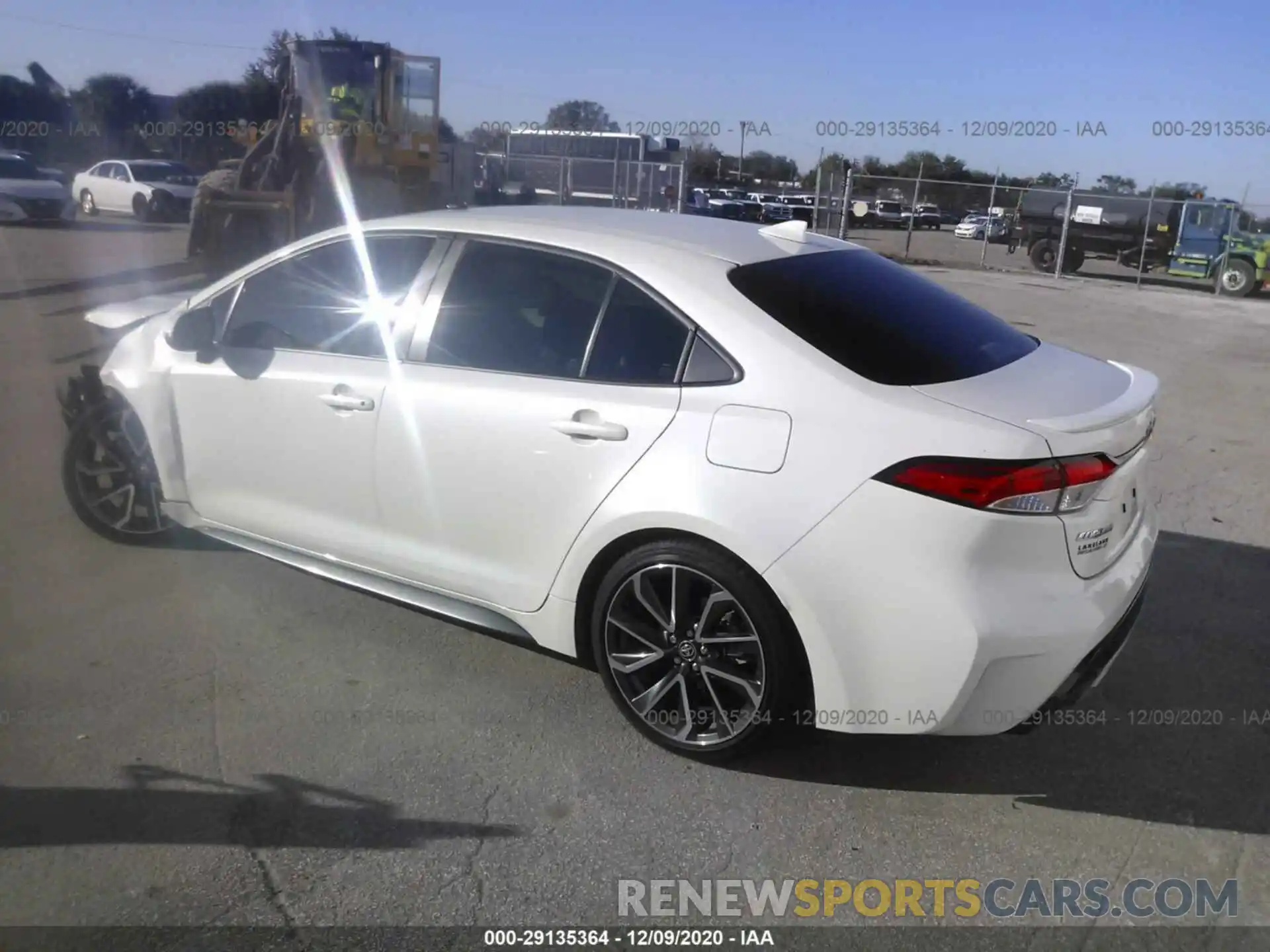 3 Photograph of a damaged car JTDS4RCE8LJ001811 TOYOTA COROLLA 2020