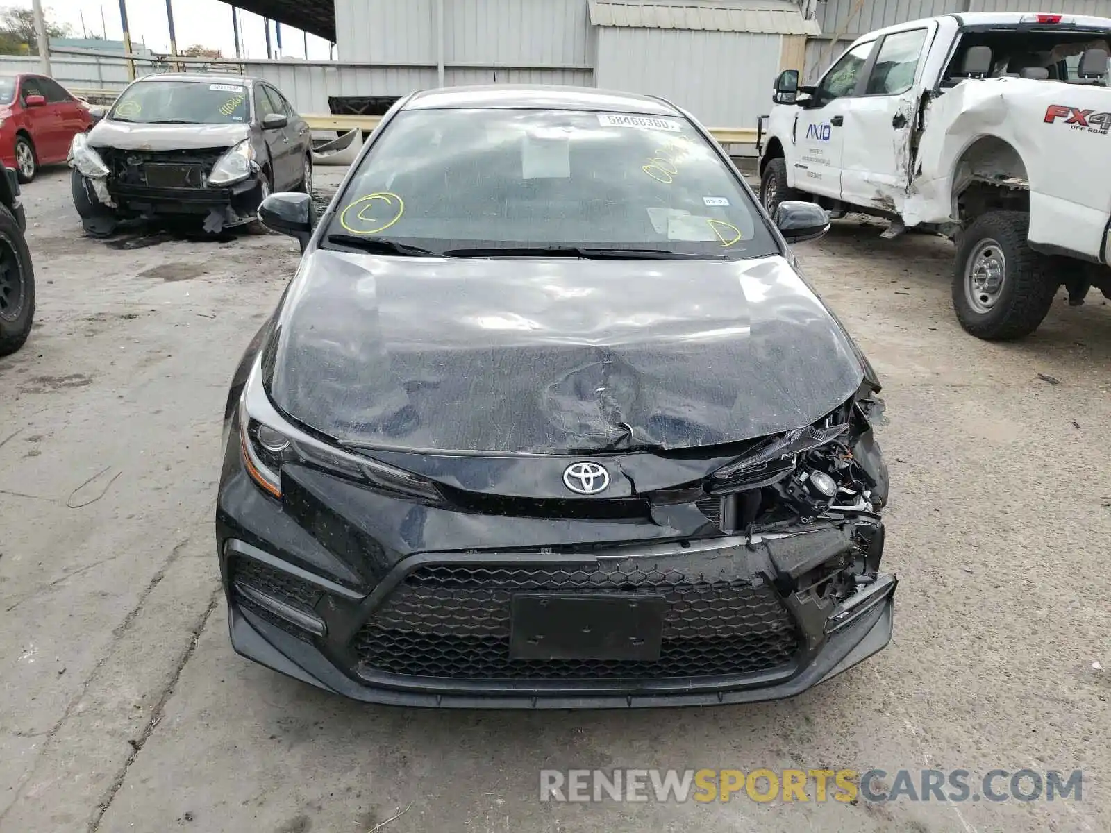 9 Photograph of a damaged car JTDS4RCE8LJ002327 TOYOTA COROLLA 2020