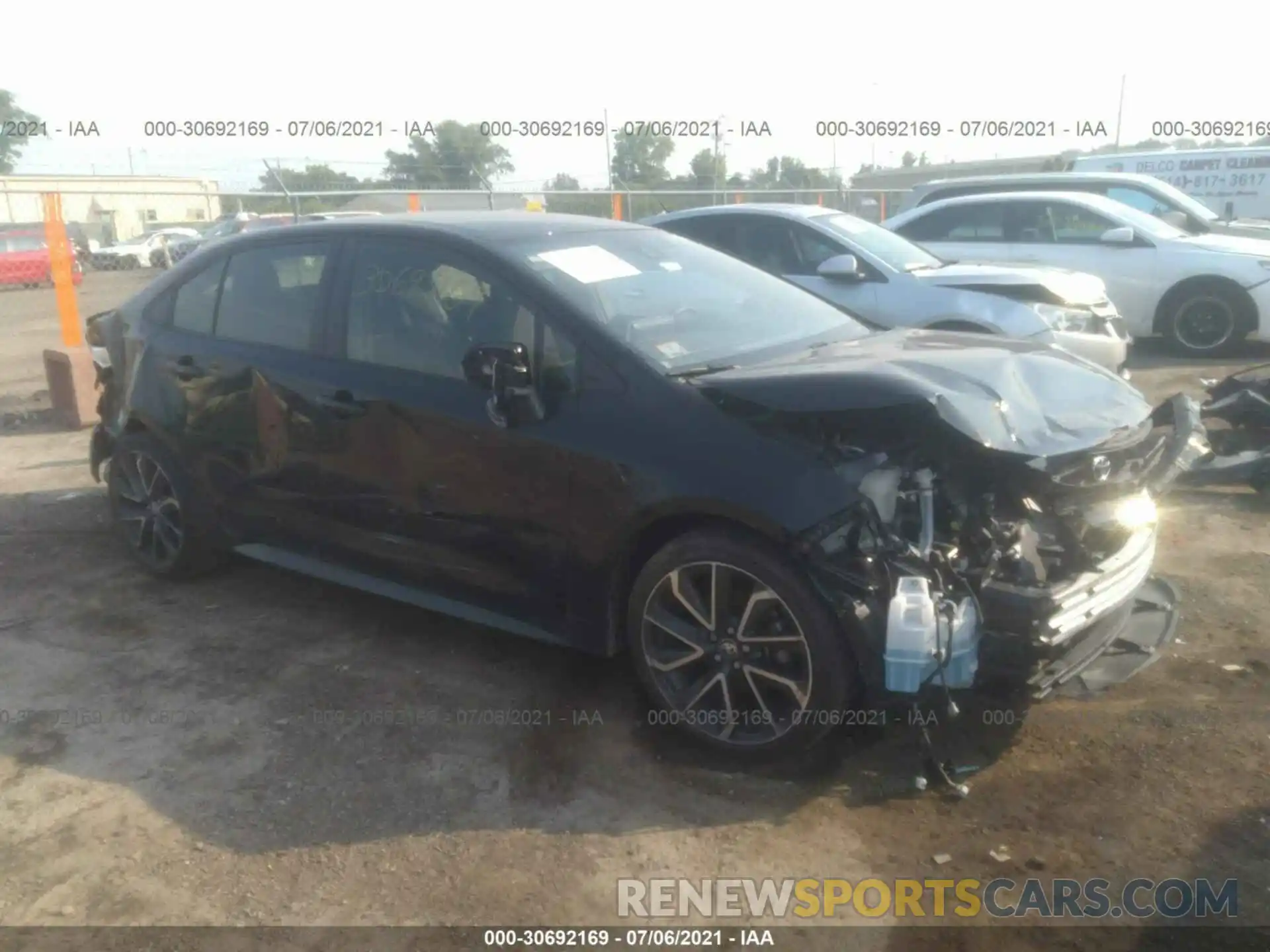 1 Photograph of a damaged car JTDS4RCE8LJ002893 TOYOTA COROLLA 2020