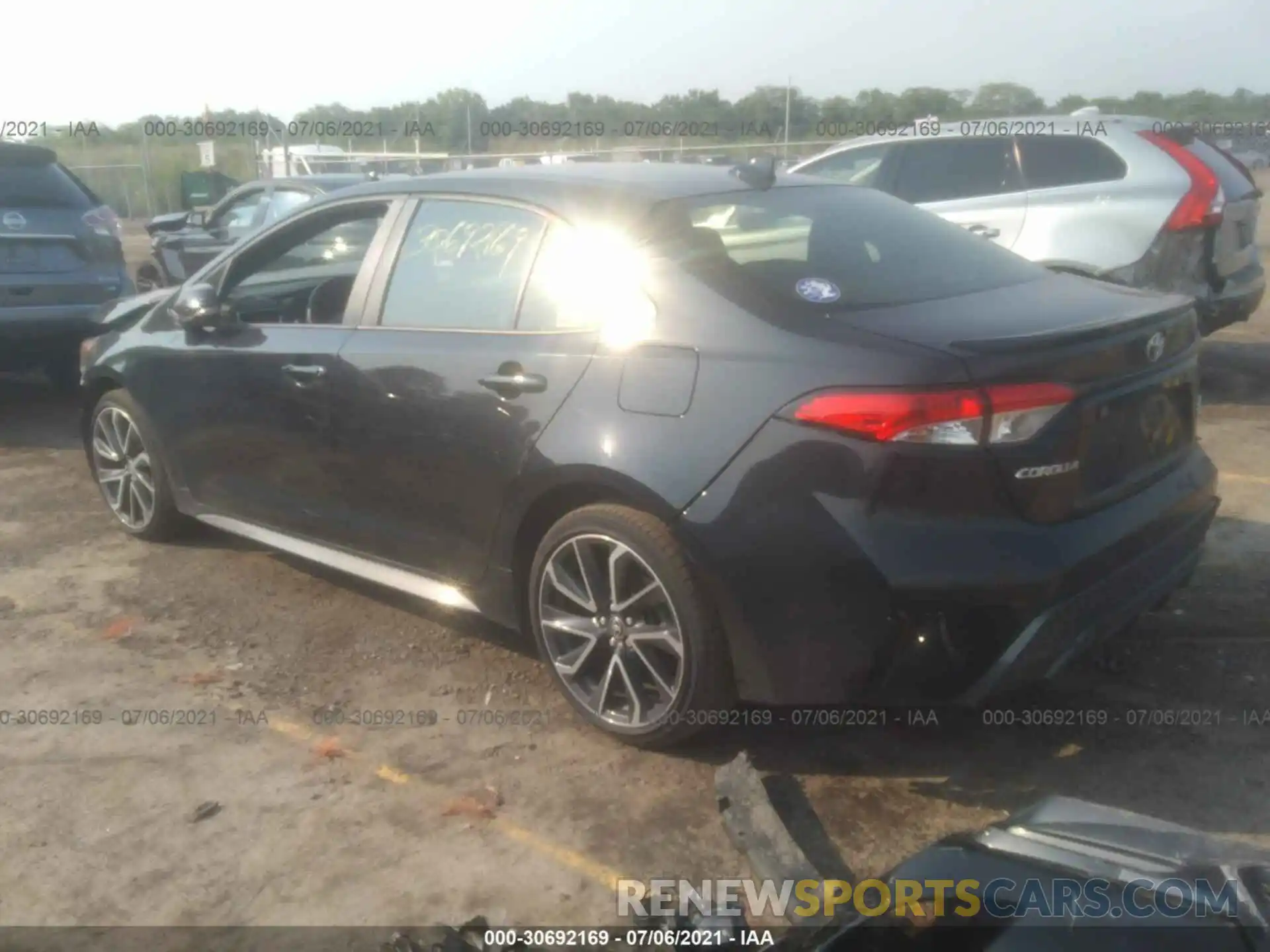 3 Photograph of a damaged car JTDS4RCE8LJ002893 TOYOTA COROLLA 2020