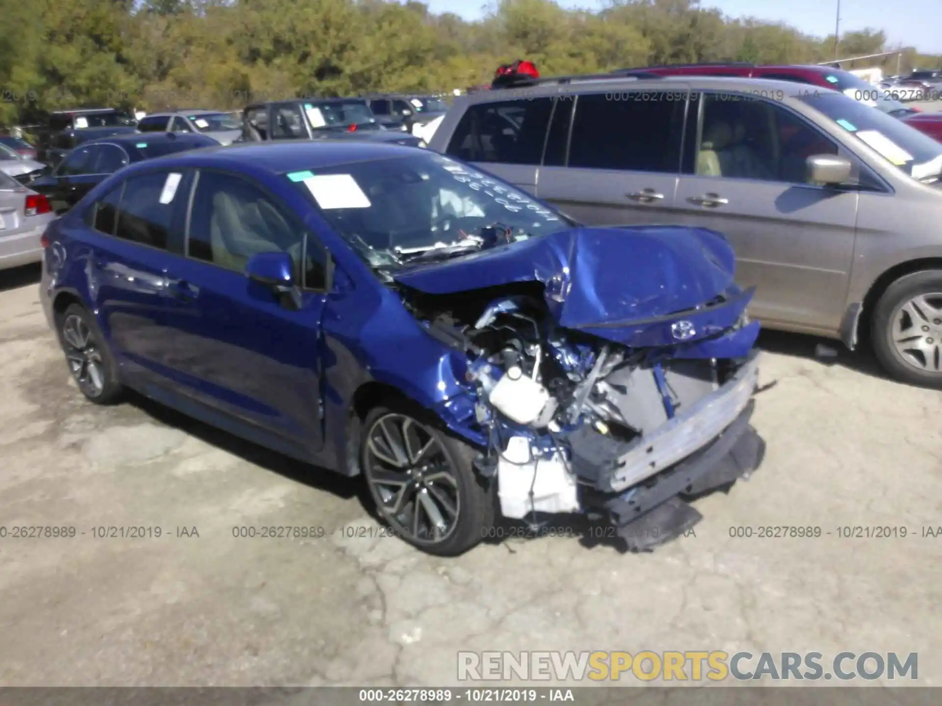 1 Photograph of a damaged car JTDS4RCE8LJ003333 TOYOTA COROLLA 2020