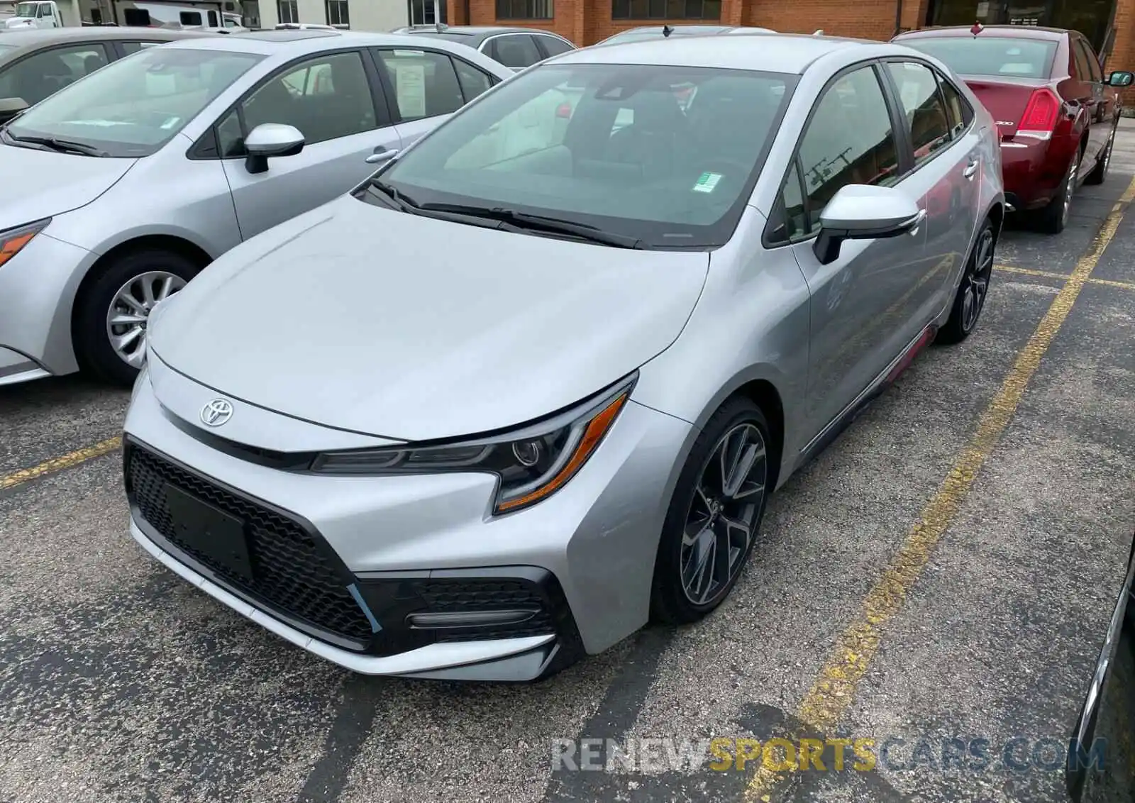 2 Photograph of a damaged car JTDS4RCE8LJ003722 TOYOTA COROLLA 2020