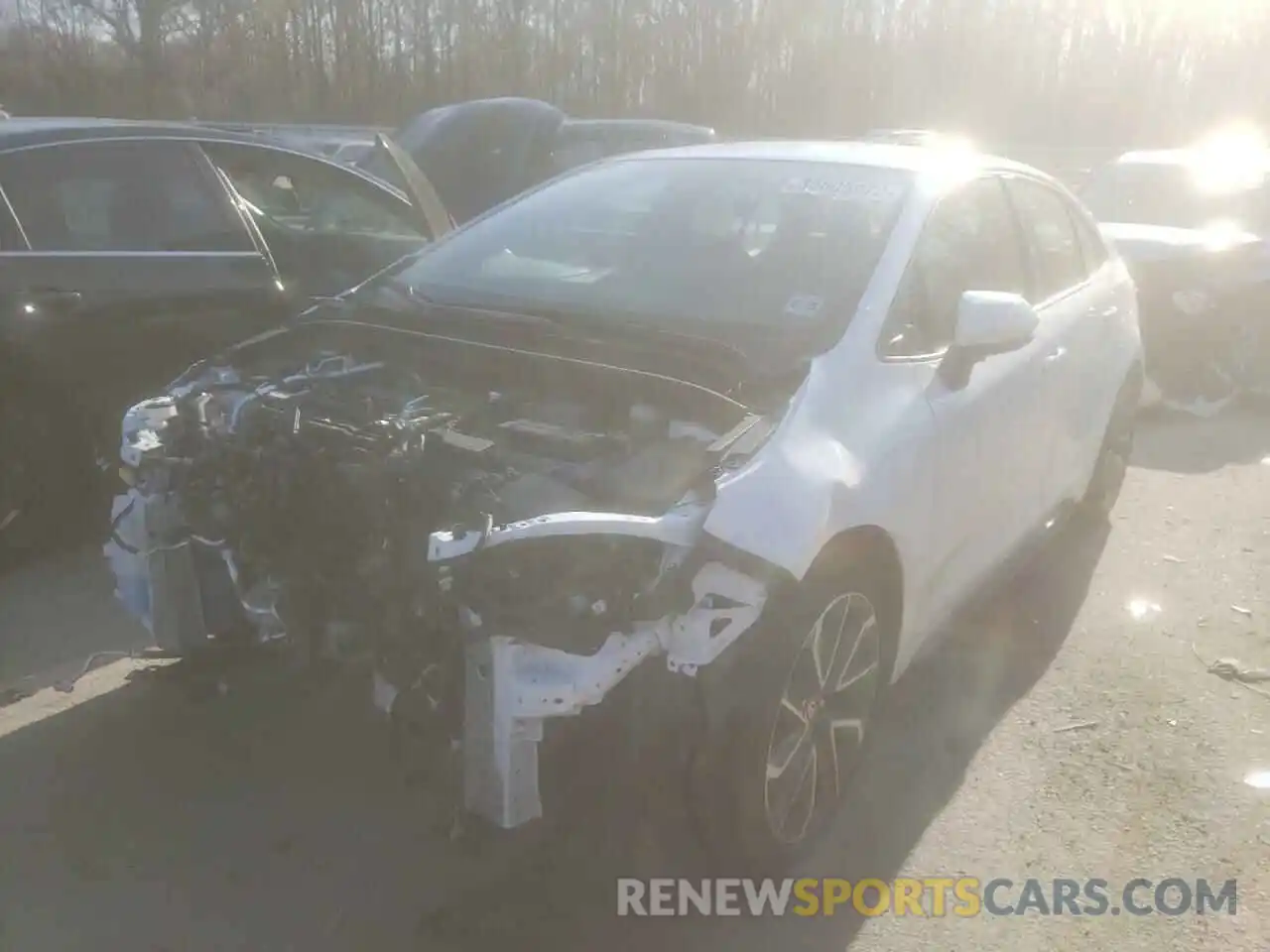 2 Photograph of a damaged car JTDS4RCE8LJ003848 TOYOTA COROLLA 2020