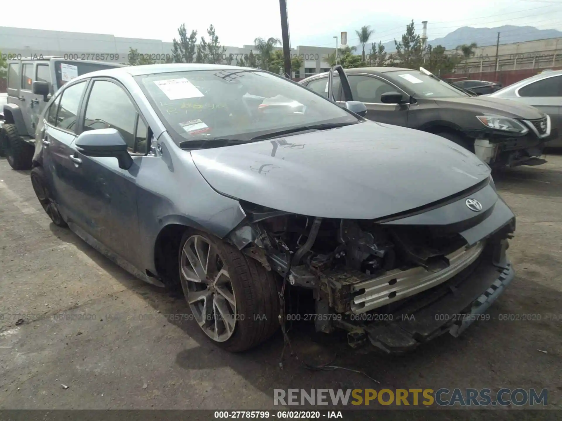 1 Photograph of a damaged car JTDS4RCE8LJ005129 TOYOTA COROLLA 2020