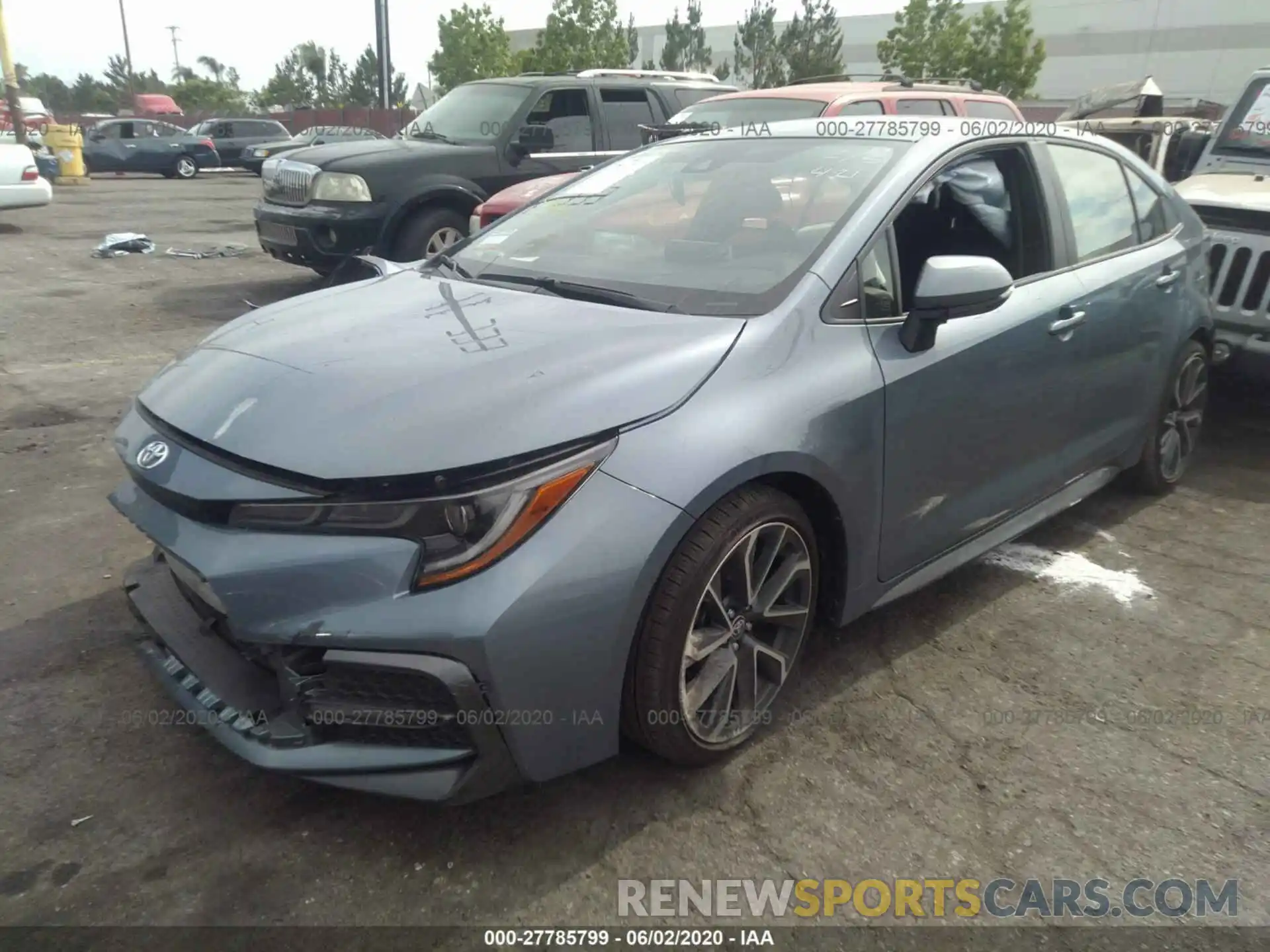 2 Photograph of a damaged car JTDS4RCE8LJ005129 TOYOTA COROLLA 2020