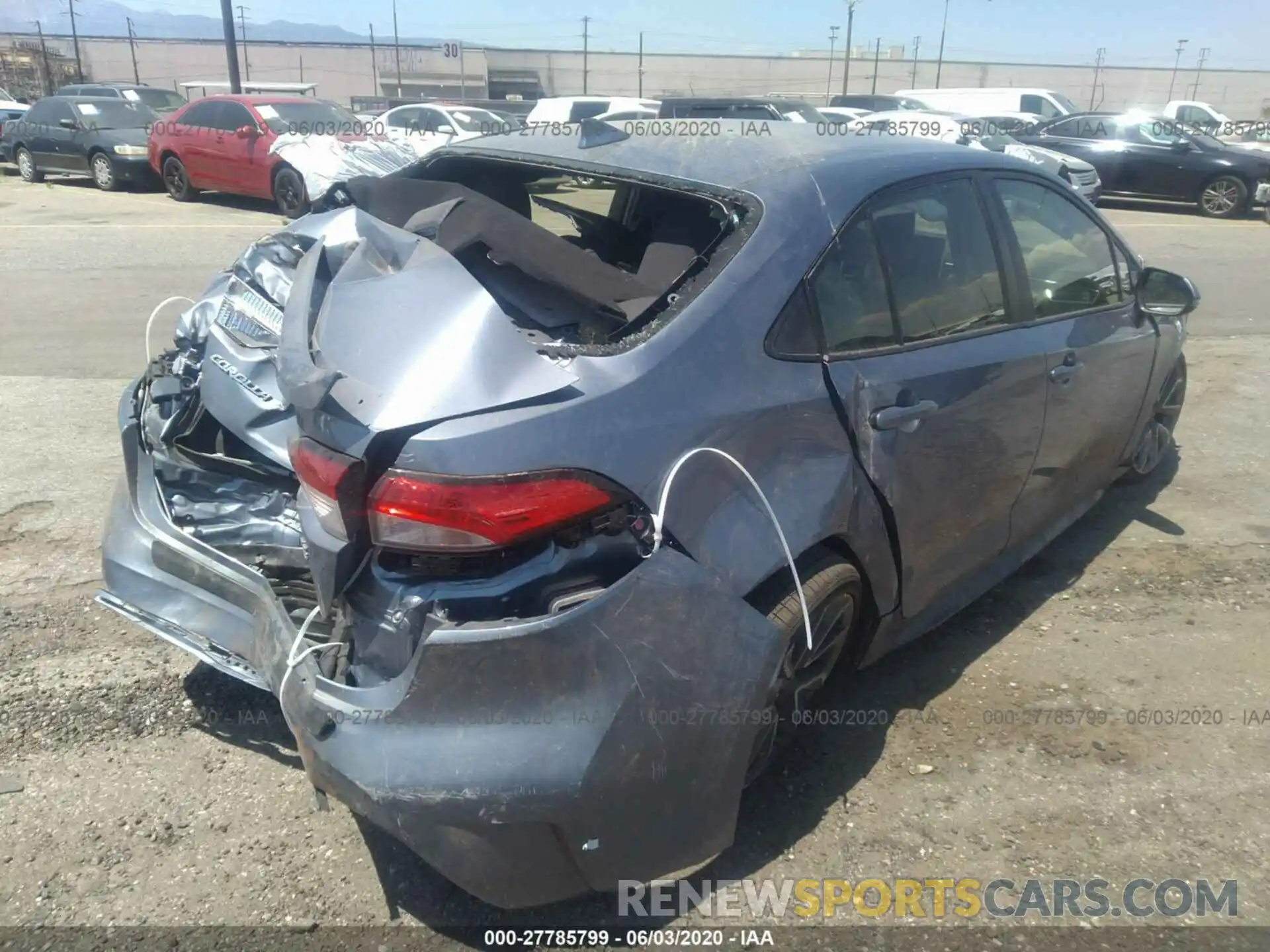 4 Photograph of a damaged car JTDS4RCE8LJ005129 TOYOTA COROLLA 2020