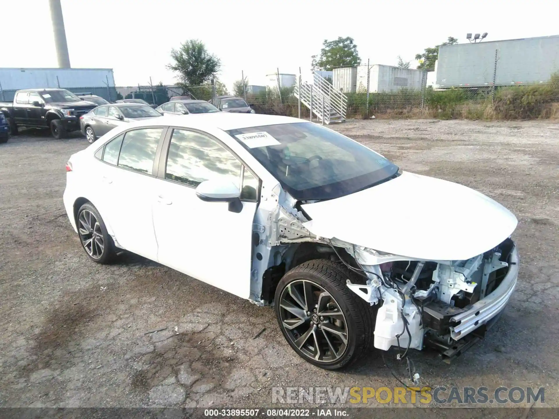 1 Photograph of a damaged car JTDS4RCE8LJ005132 TOYOTA COROLLA 2020