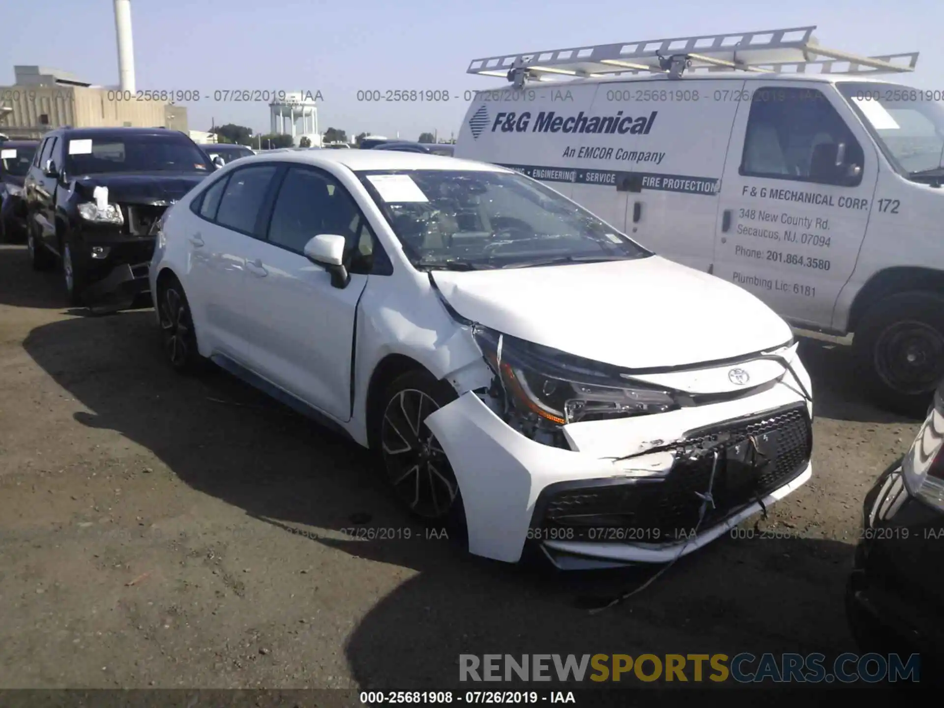 1 Photograph of a damaged car JTDS4RCE8LJ005731 TOYOTA COROLLA 2020