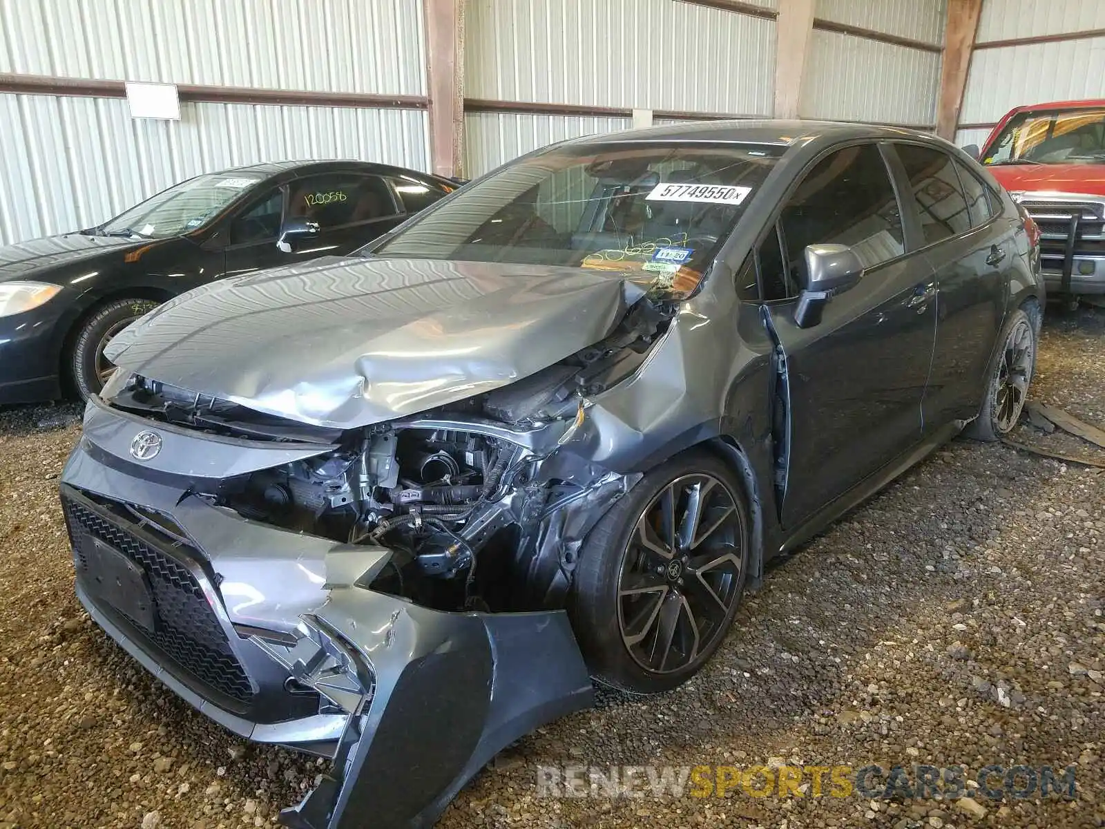 2 Photograph of a damaged car JTDS4RCE8LJ006507 TOYOTA COROLLA 2020