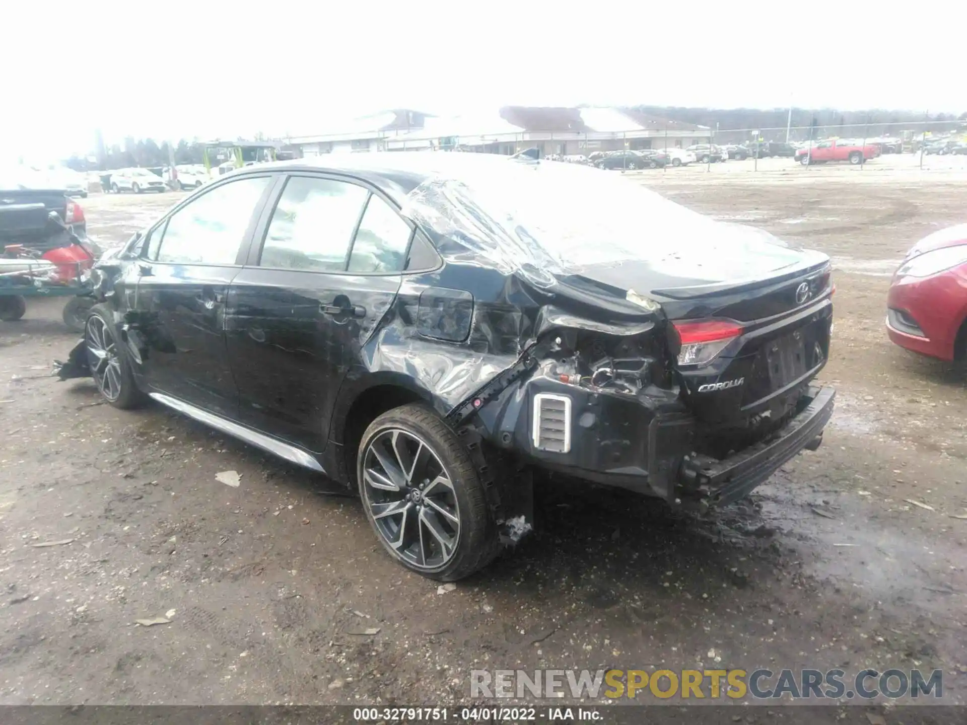 3 Photograph of a damaged car JTDS4RCE8LJ006751 TOYOTA COROLLA 2020