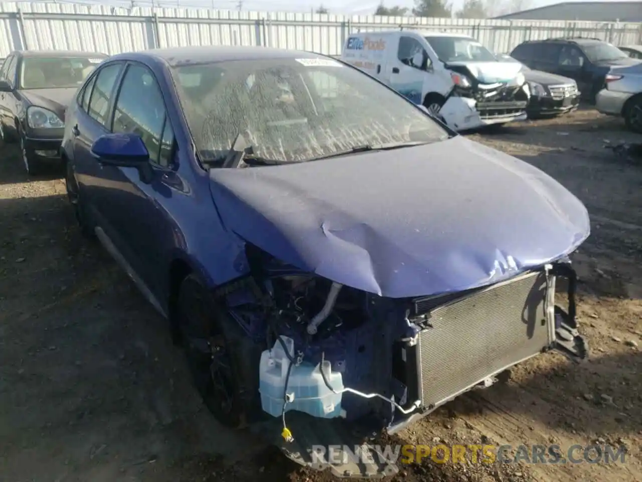 1 Photograph of a damaged car JTDS4RCE8LJ007236 TOYOTA COROLLA 2020