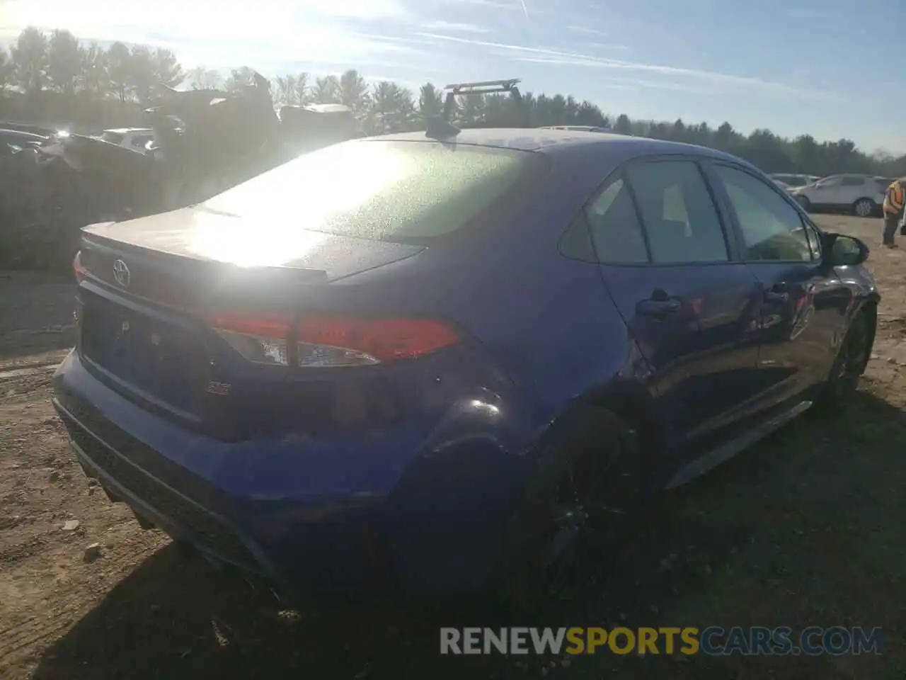 4 Photograph of a damaged car JTDS4RCE8LJ007236 TOYOTA COROLLA 2020