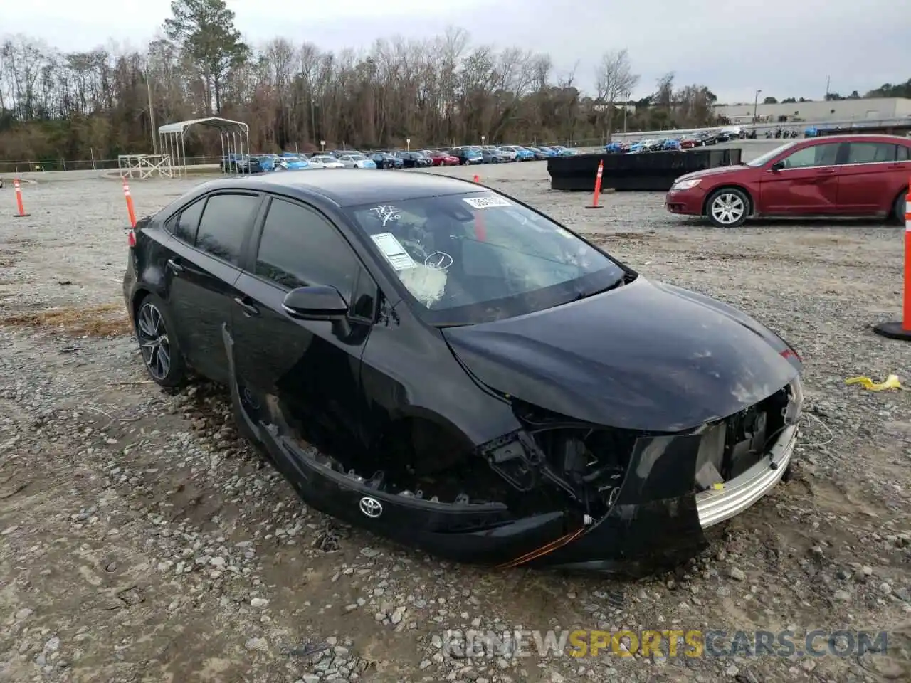 1 Photograph of a damaged car JTDS4RCE8LJ007849 TOYOTA COROLLA 2020