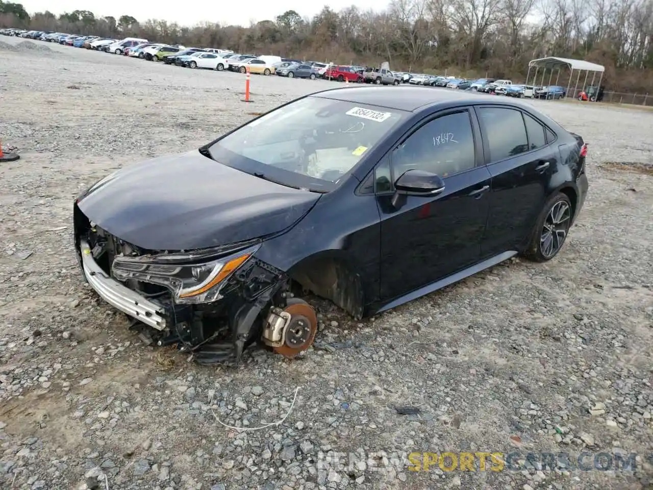 2 Photograph of a damaged car JTDS4RCE8LJ007849 TOYOTA COROLLA 2020