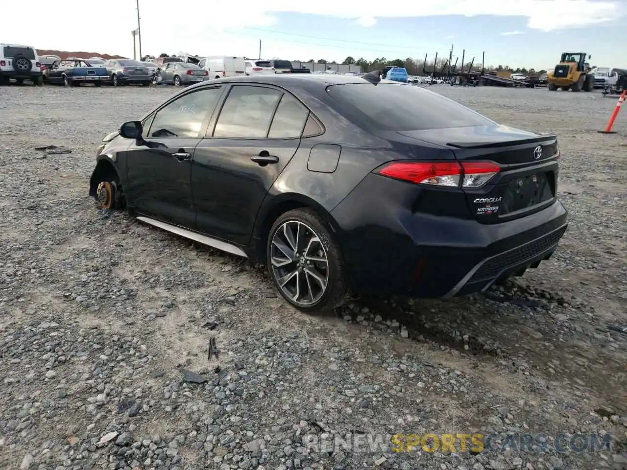 3 Photograph of a damaged car JTDS4RCE8LJ007849 TOYOTA COROLLA 2020