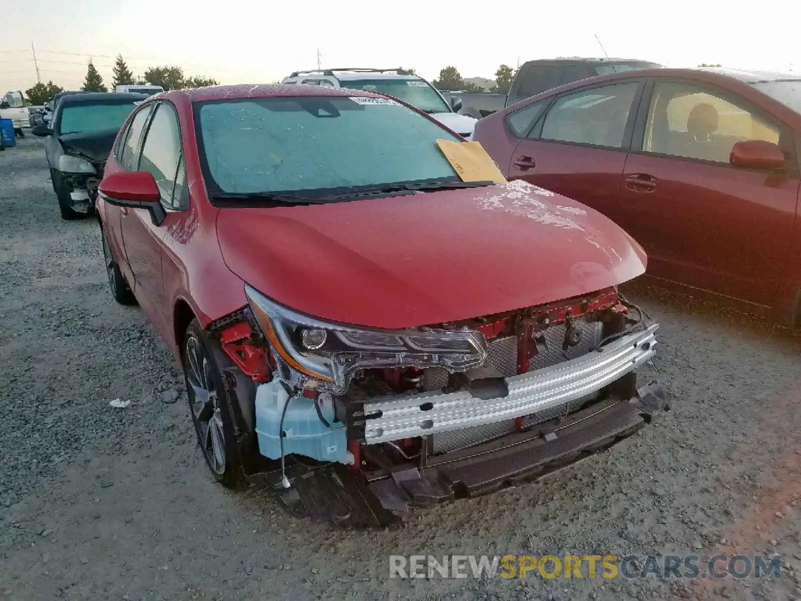 1 Photograph of a damaged car JTDS4RCE8LJ008371 TOYOTA COROLLA 2020