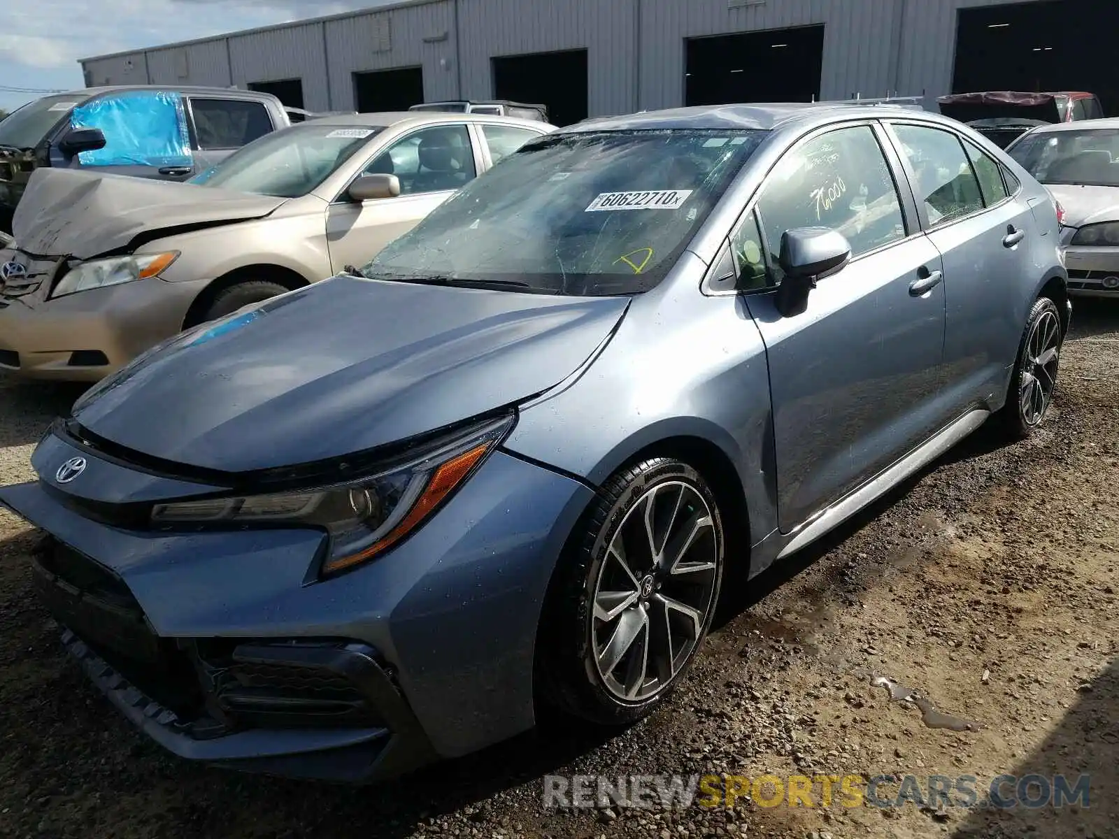 2 Photograph of a damaged car JTDS4RCE8LJ009276 TOYOTA COROLLA 2020