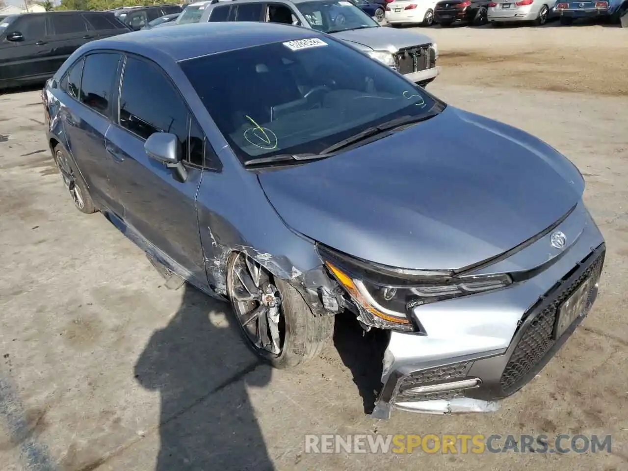 1 Photograph of a damaged car JTDS4RCE8LJ009312 TOYOTA COROLLA 2020