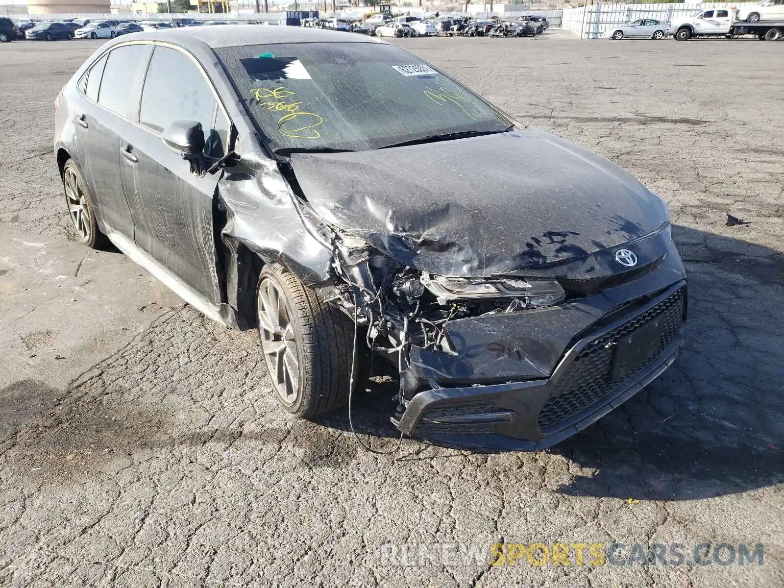 1 Photograph of a damaged car JTDS4RCE8LJ009990 TOYOTA COROLLA 2020