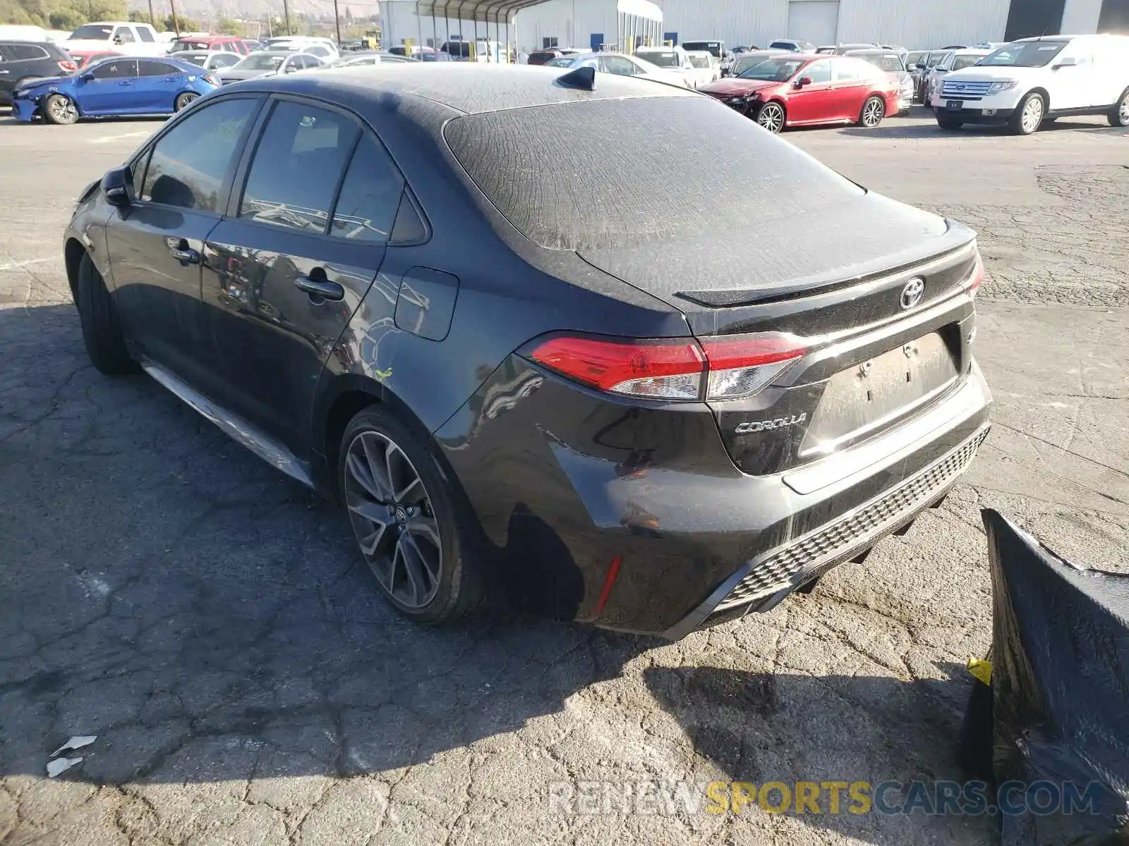 3 Photograph of a damaged car JTDS4RCE8LJ009990 TOYOTA COROLLA 2020