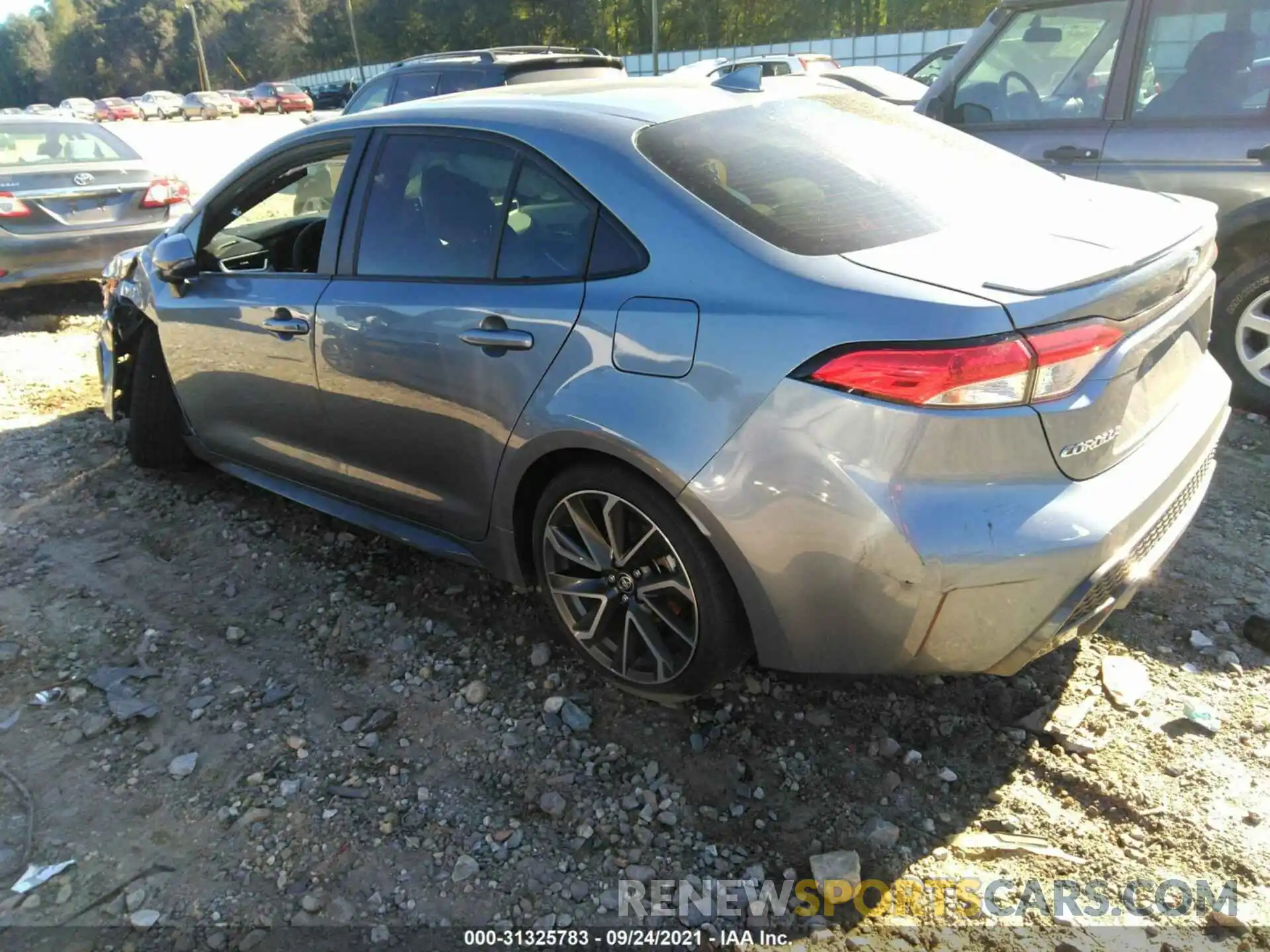 3 Photograph of a damaged car JTDS4RCE8LJ010525 TOYOTA COROLLA 2020