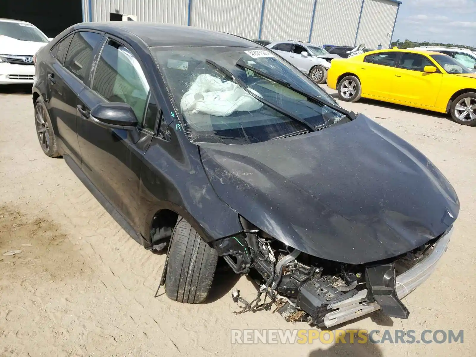 1 Photograph of a damaged car JTDS4RCE8LJ011044 TOYOTA COROLLA 2020