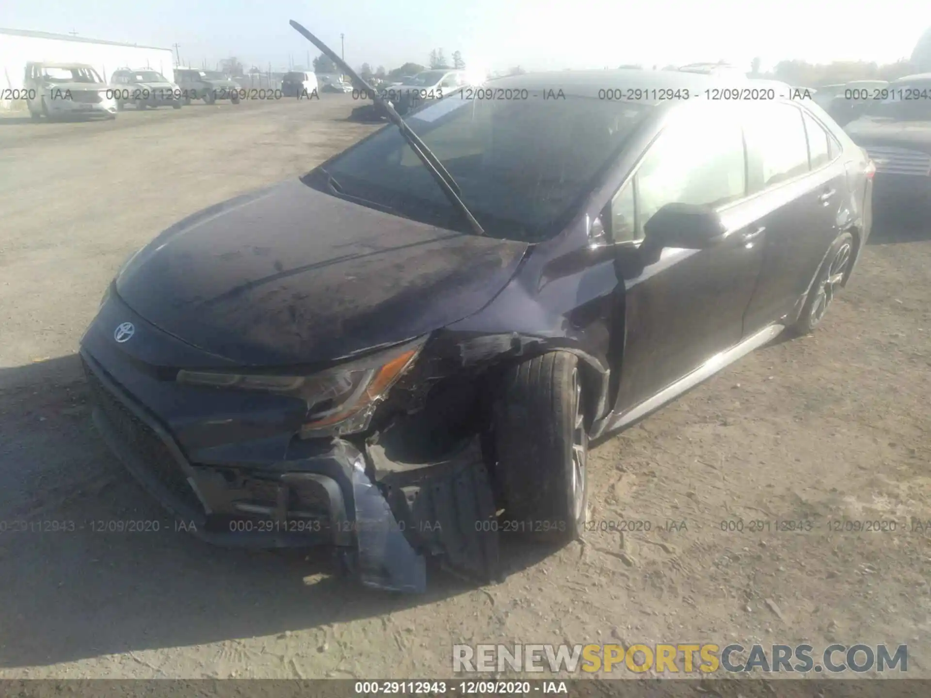 2 Photograph of a damaged car JTDS4RCE8LJ011111 TOYOTA COROLLA 2020