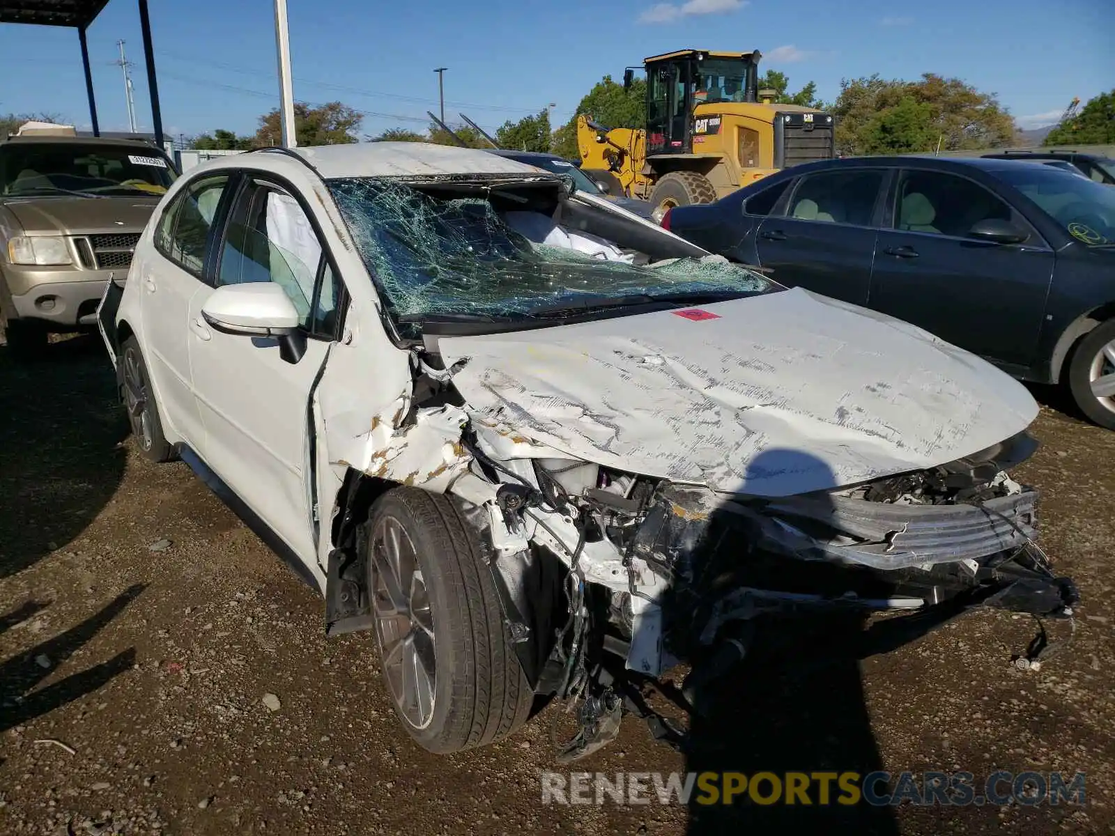 1 Photograph of a damaged car JTDS4RCE8LJ011254 TOYOTA COROLLA 2020