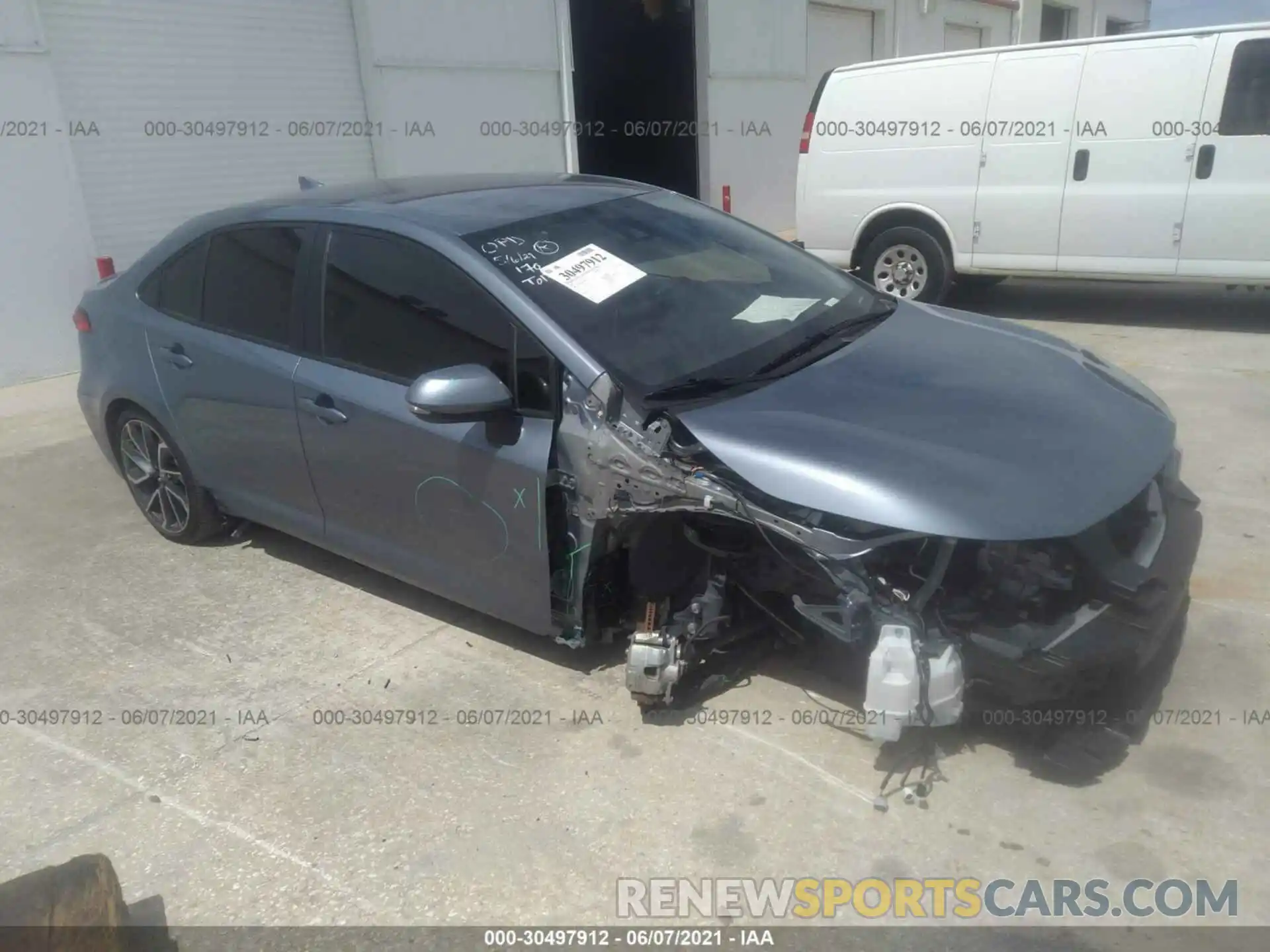 1 Photograph of a damaged car JTDS4RCE8LJ011335 TOYOTA COROLLA 2020