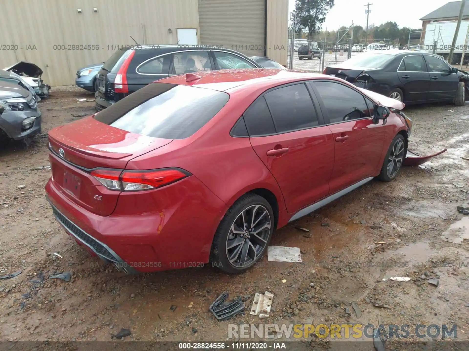 4 Photograph of a damaged car JTDS4RCE8LJ011352 TOYOTA COROLLA 2020