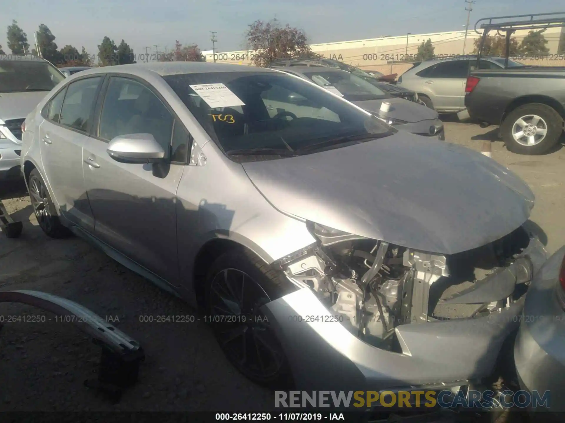 1 Photograph of a damaged car JTDS4RCE8LJ012064 TOYOTA COROLLA 2020