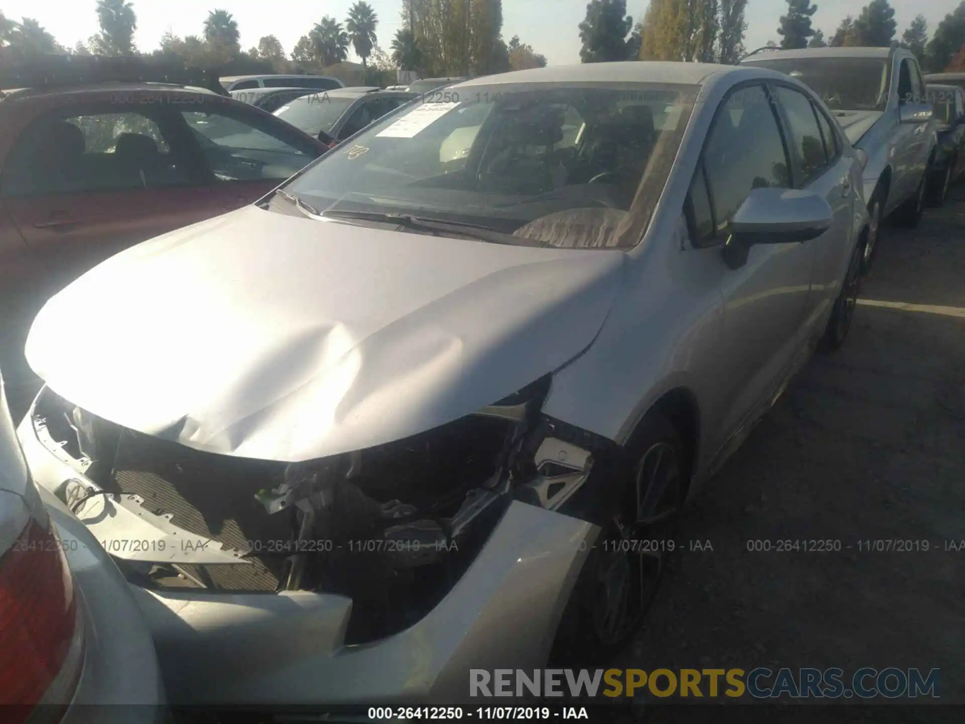 2 Photograph of a damaged car JTDS4RCE8LJ012064 TOYOTA COROLLA 2020