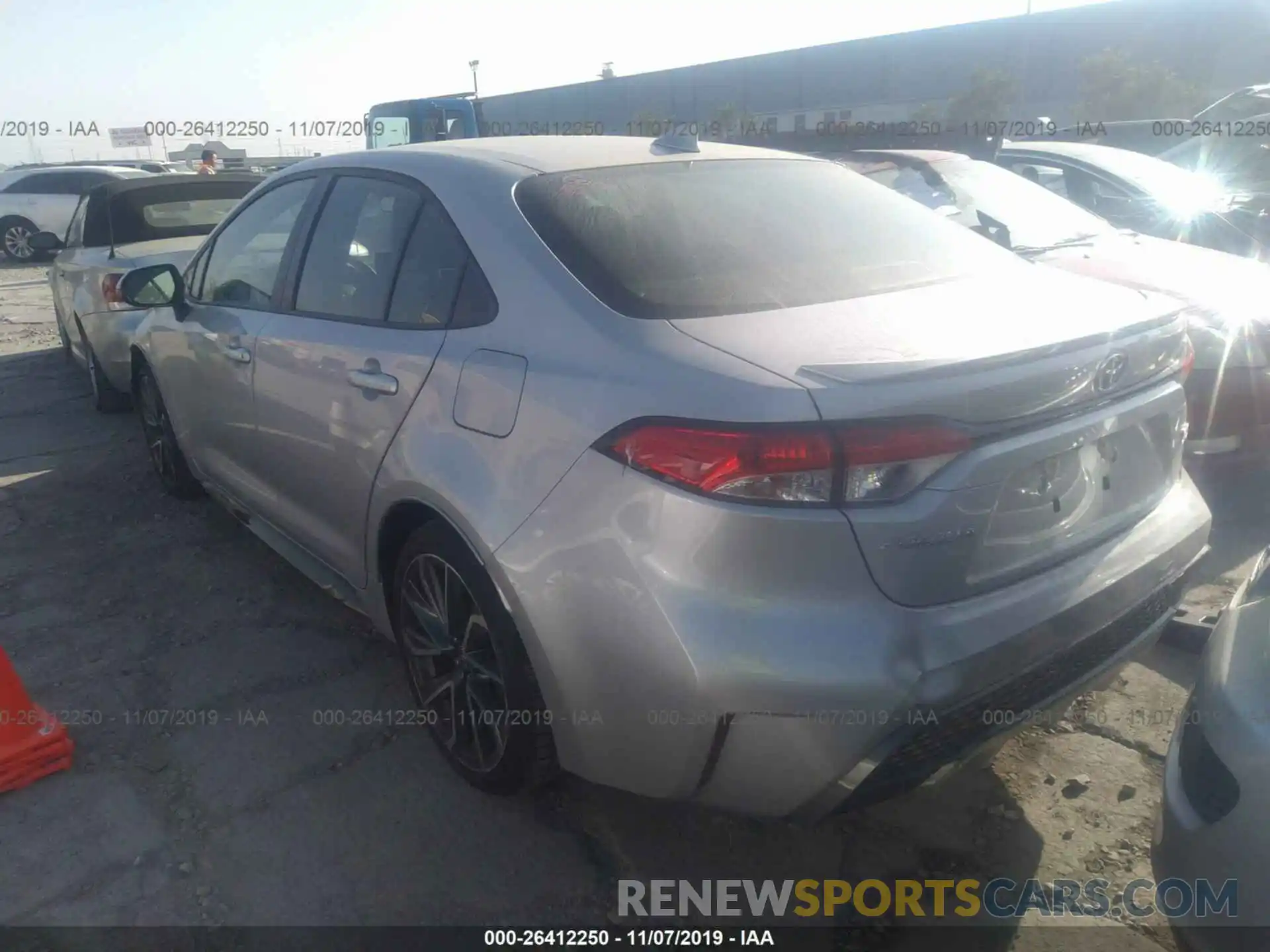 3 Photograph of a damaged car JTDS4RCE8LJ012064 TOYOTA COROLLA 2020