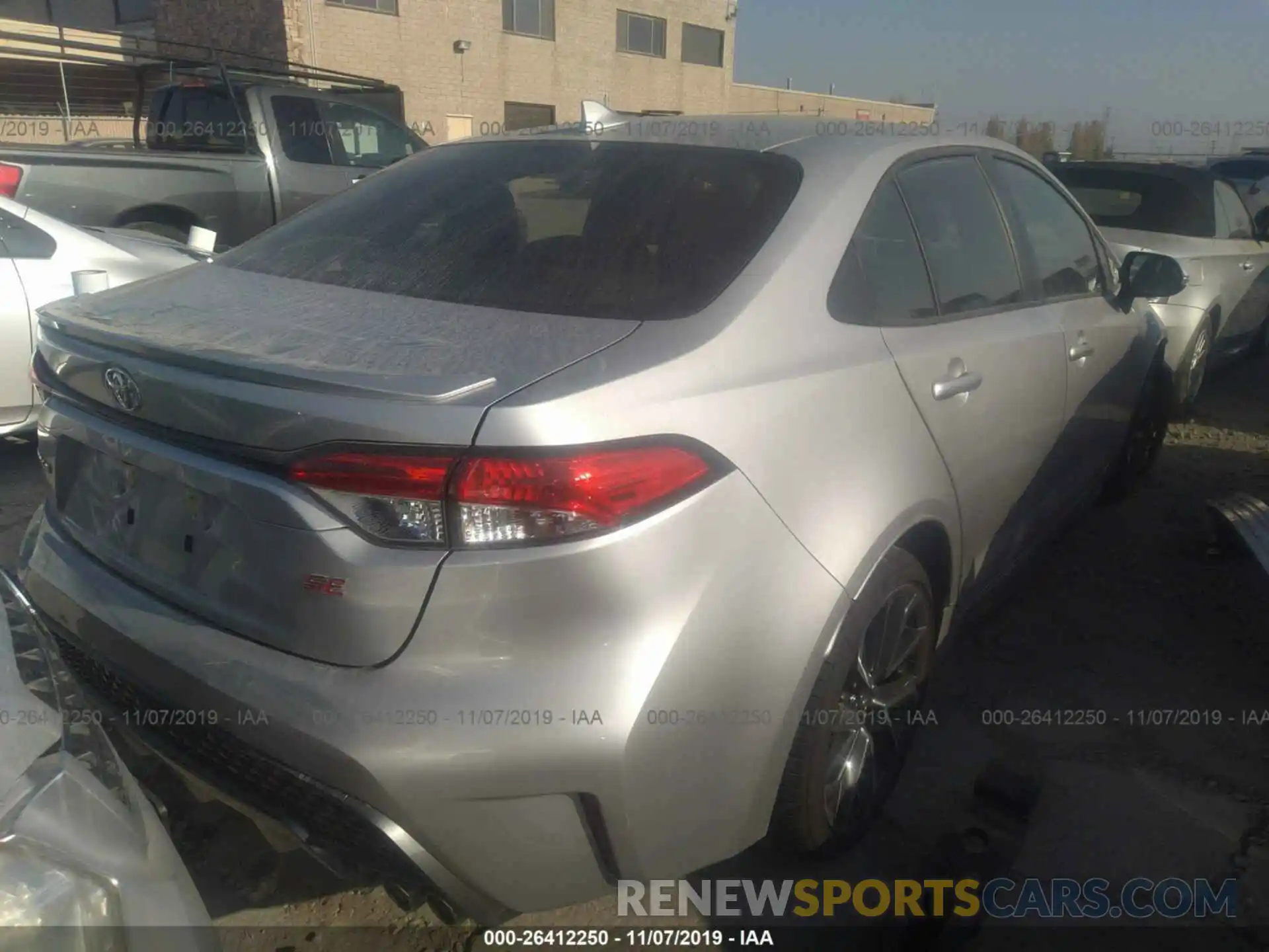 4 Photograph of a damaged car JTDS4RCE8LJ012064 TOYOTA COROLLA 2020