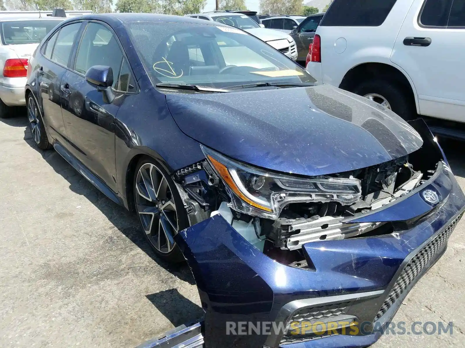 1 Photograph of a damaged car JTDS4RCE8LJ012730 TOYOTA COROLLA 2020