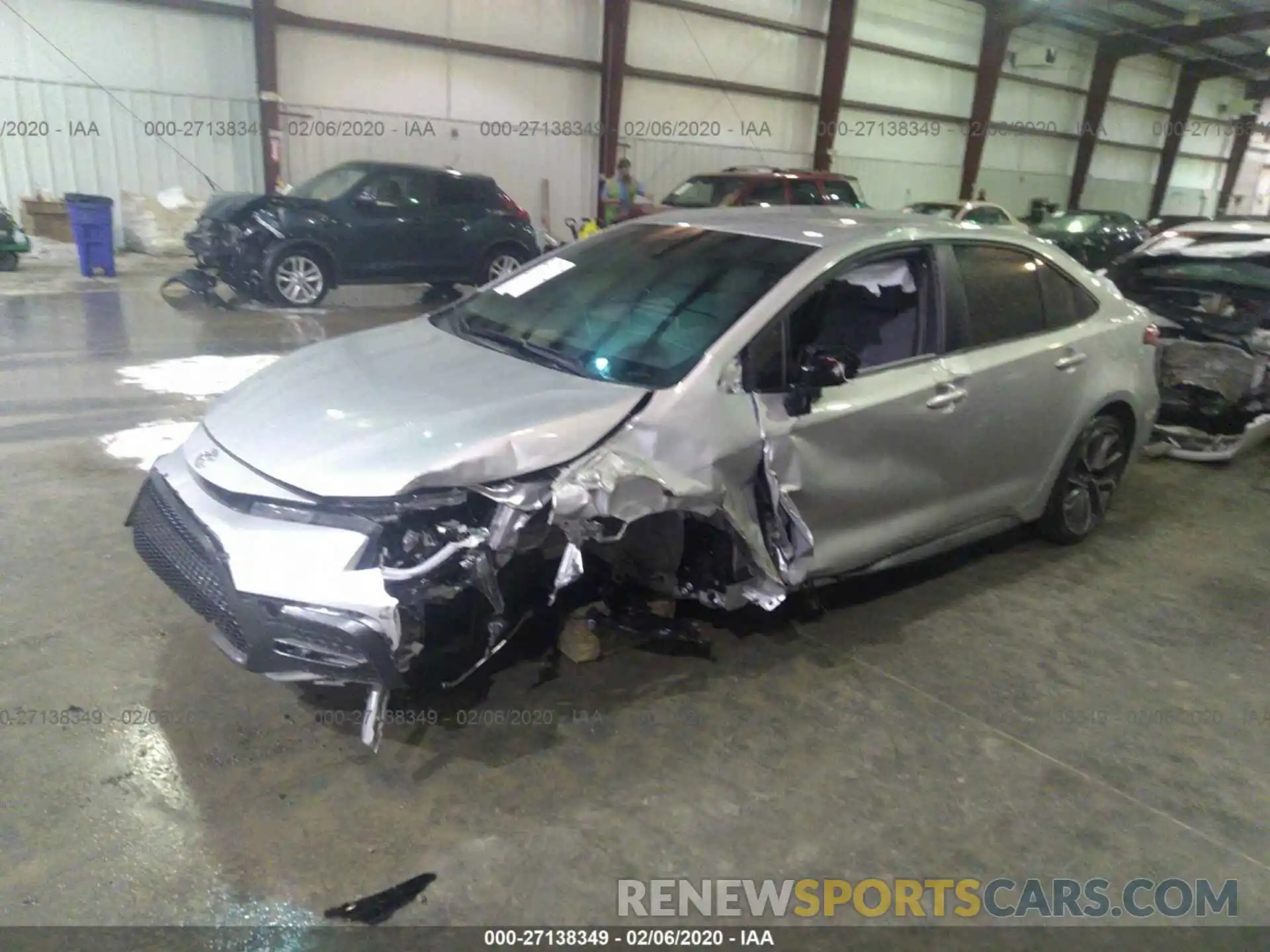 2 Photograph of a damaged car JTDS4RCE8LJ012761 TOYOTA COROLLA 2020