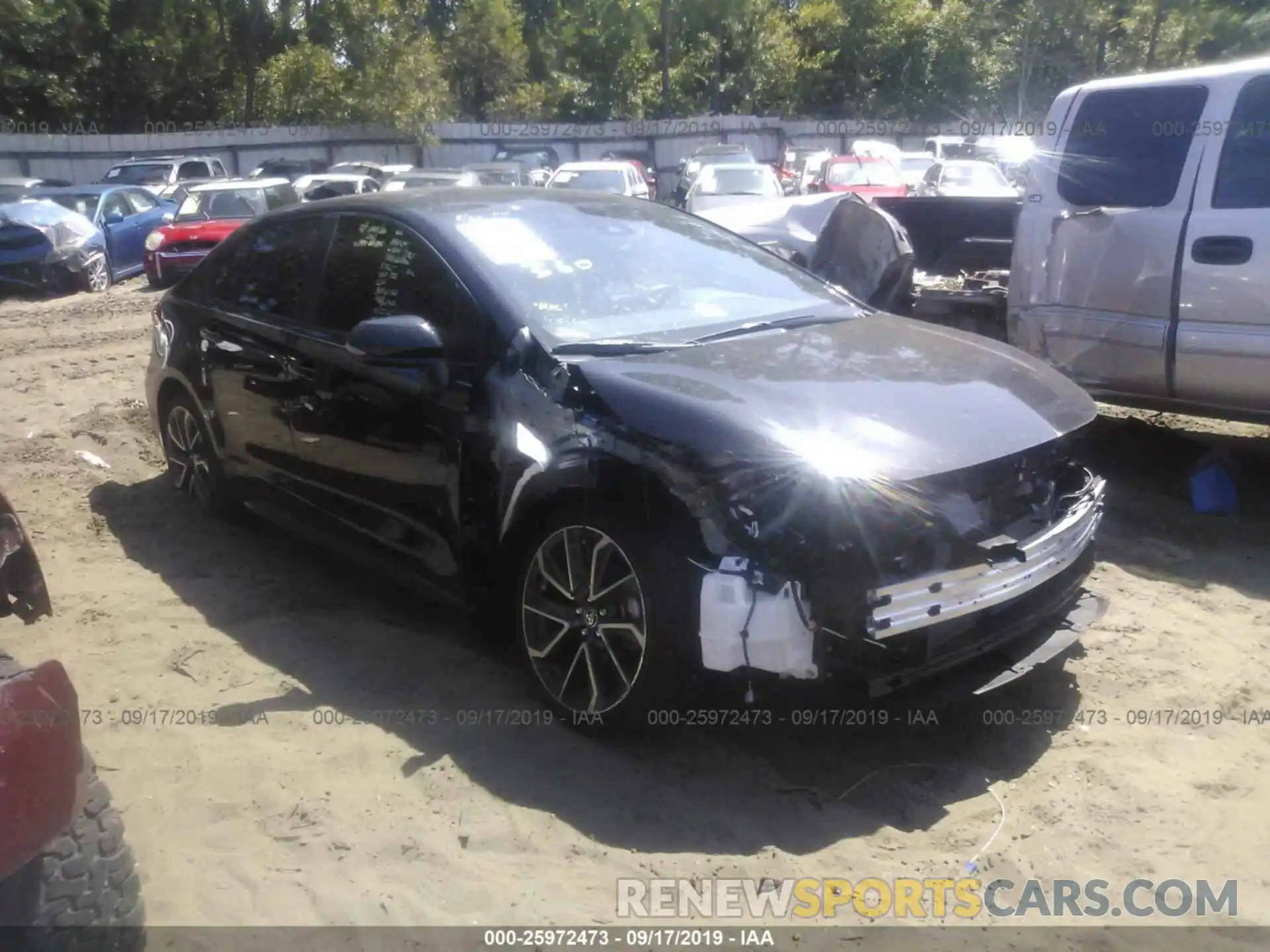 1 Photograph of a damaged car JTDS4RCE8LJ012999 TOYOTA COROLLA 2020