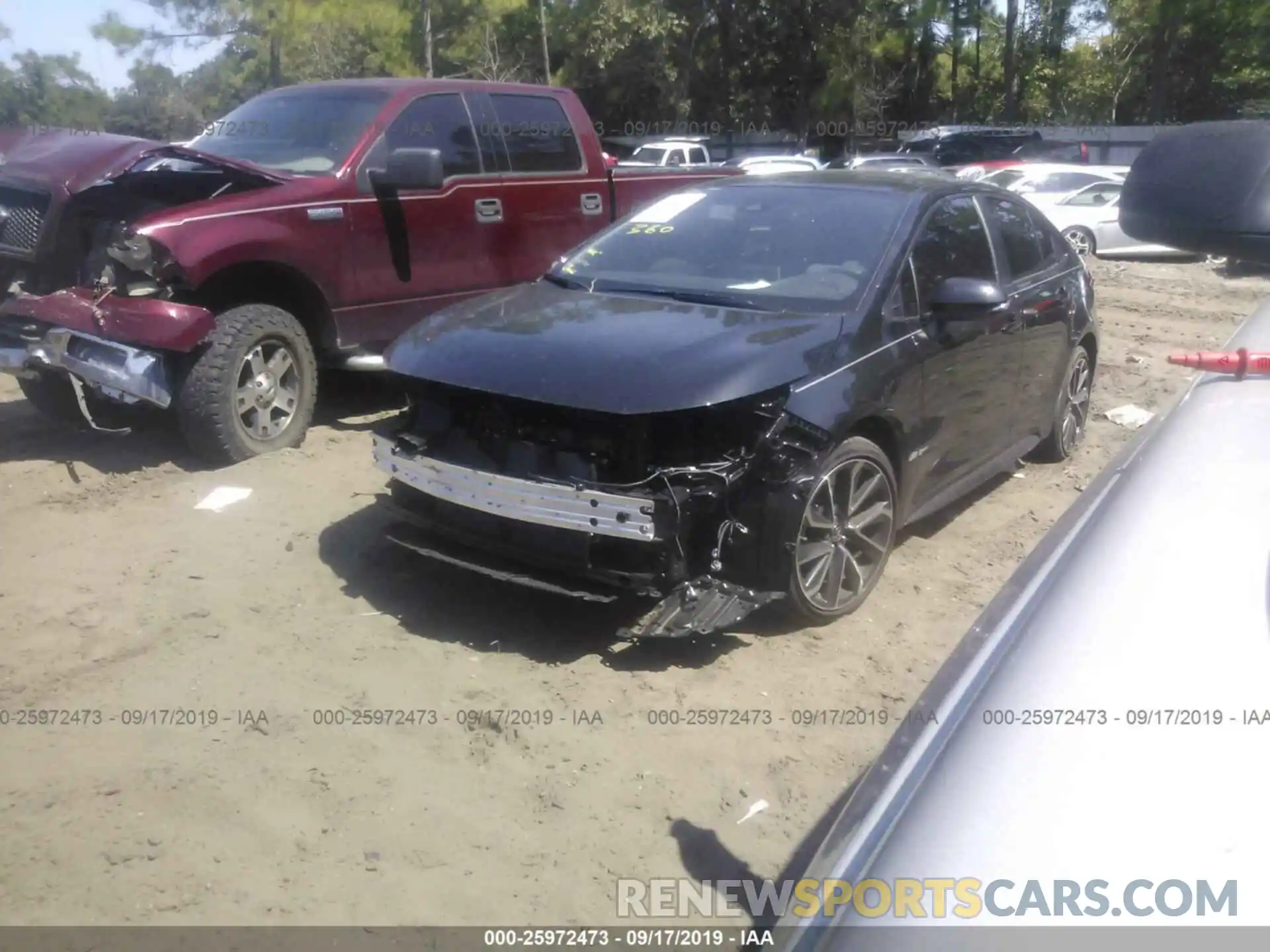 2 Photograph of a damaged car JTDS4RCE8LJ012999 TOYOTA COROLLA 2020