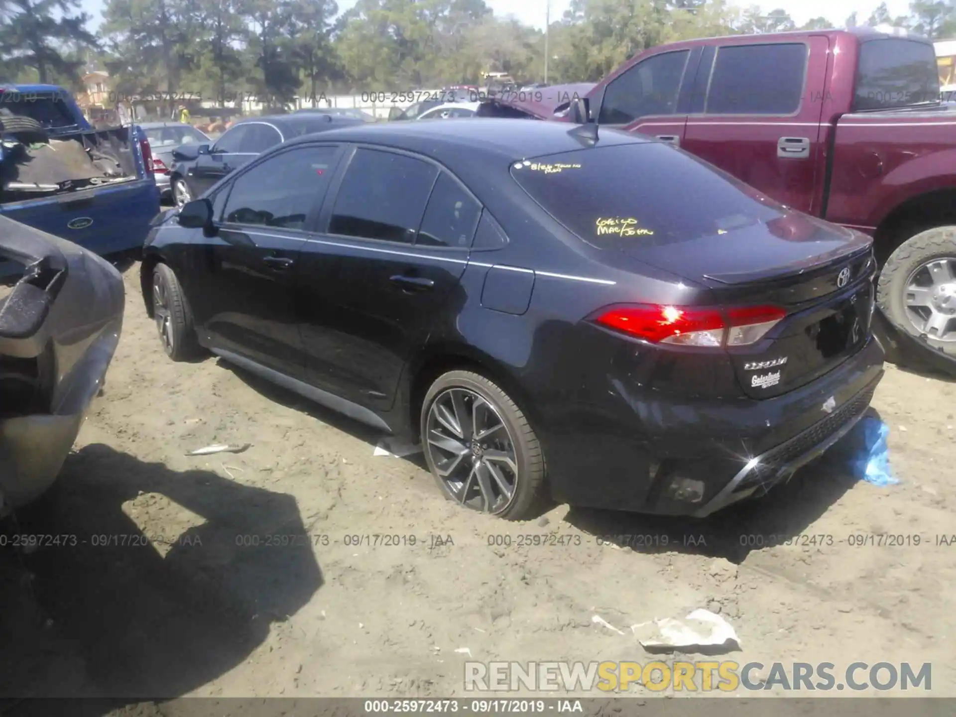 3 Photograph of a damaged car JTDS4RCE8LJ012999 TOYOTA COROLLA 2020