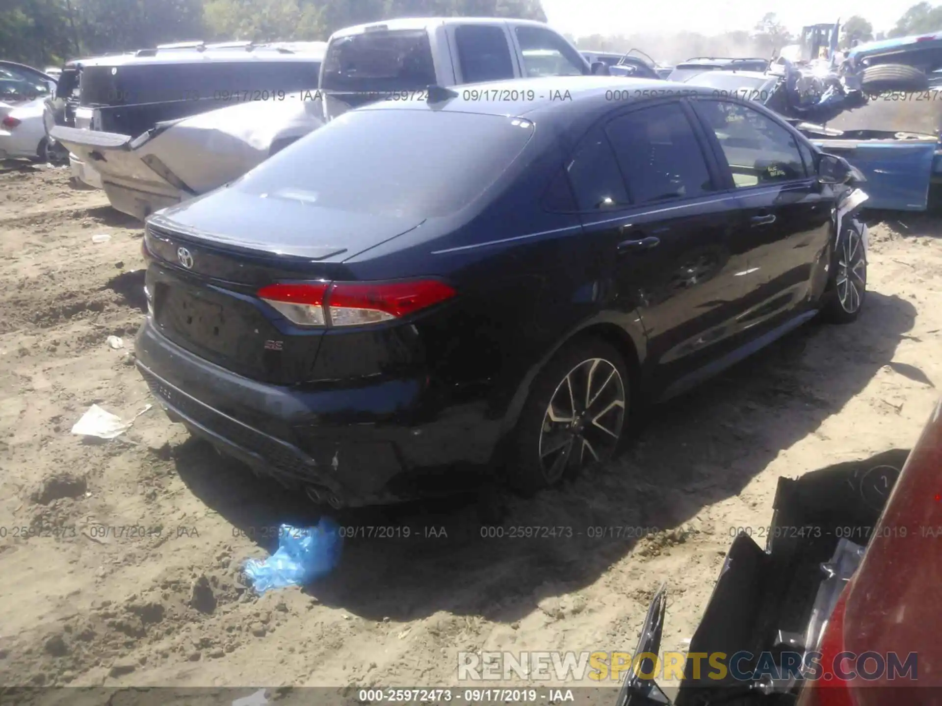 4 Photograph of a damaged car JTDS4RCE8LJ012999 TOYOTA COROLLA 2020