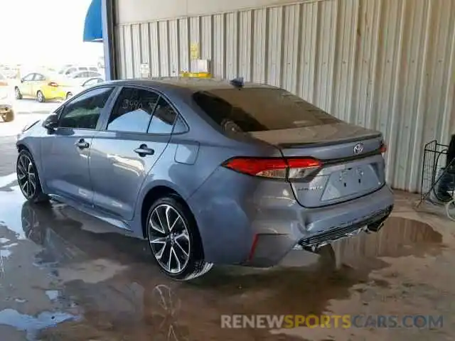 3 Photograph of a damaged car JTDS4RCE8LJ013165 TOYOTA COROLLA 2020