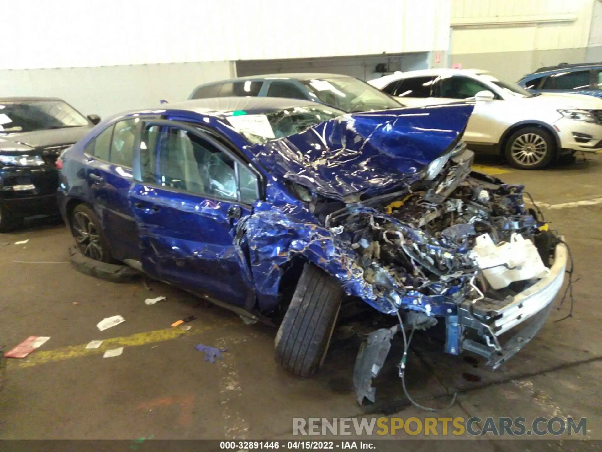 1 Photograph of a damaged car JTDS4RCE8LJ014025 TOYOTA COROLLA 2020