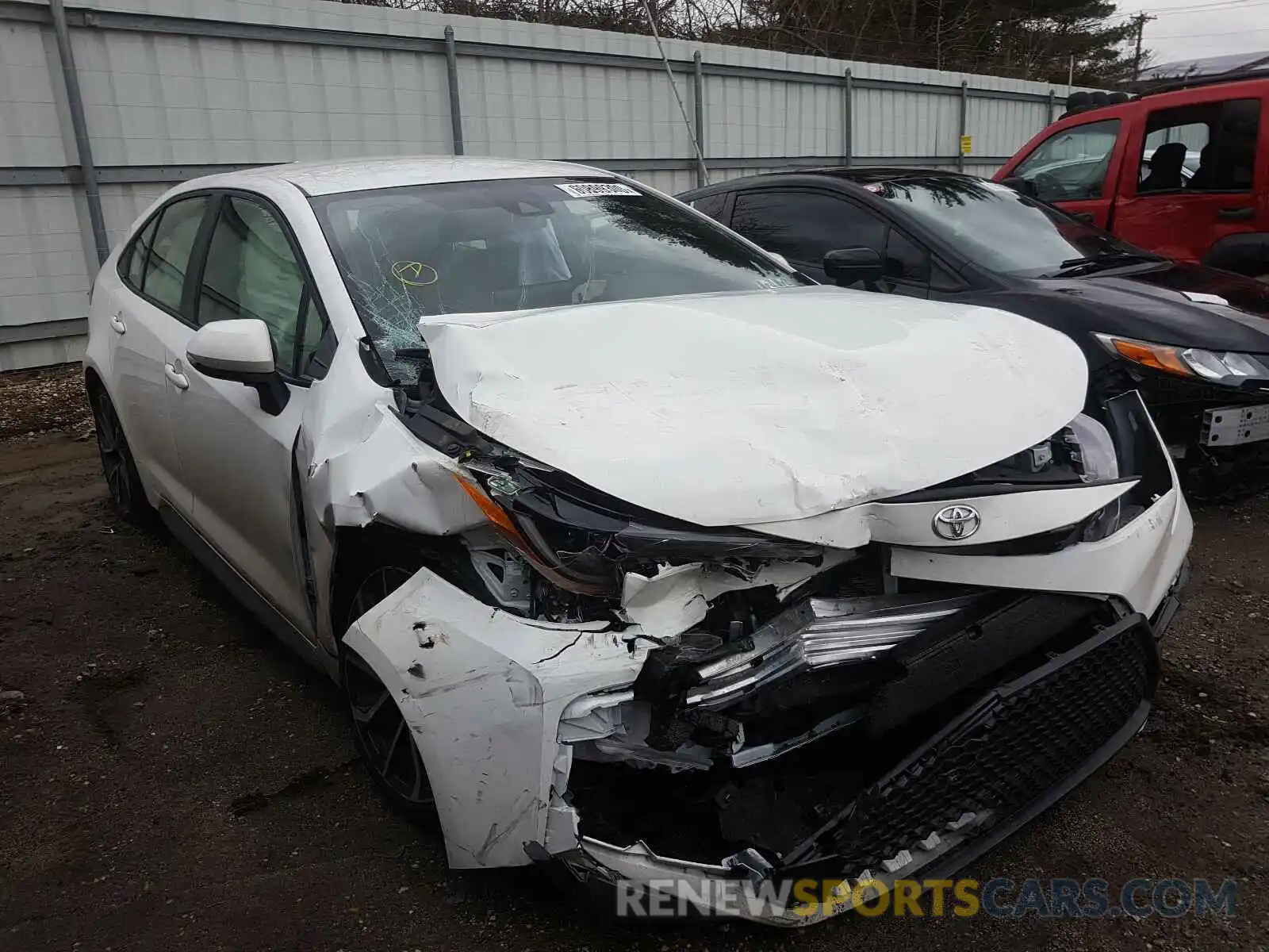 1 Photograph of a damaged car JTDS4RCE8LJ014655 TOYOTA COROLLA 2020