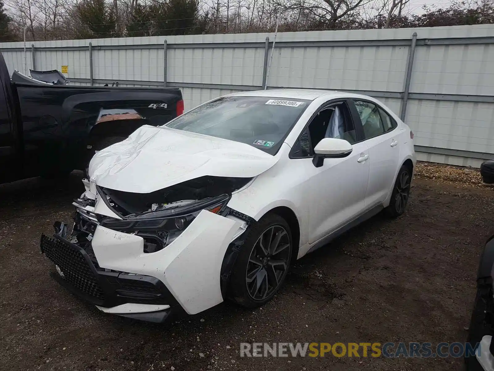 2 Photograph of a damaged car JTDS4RCE8LJ014655 TOYOTA COROLLA 2020