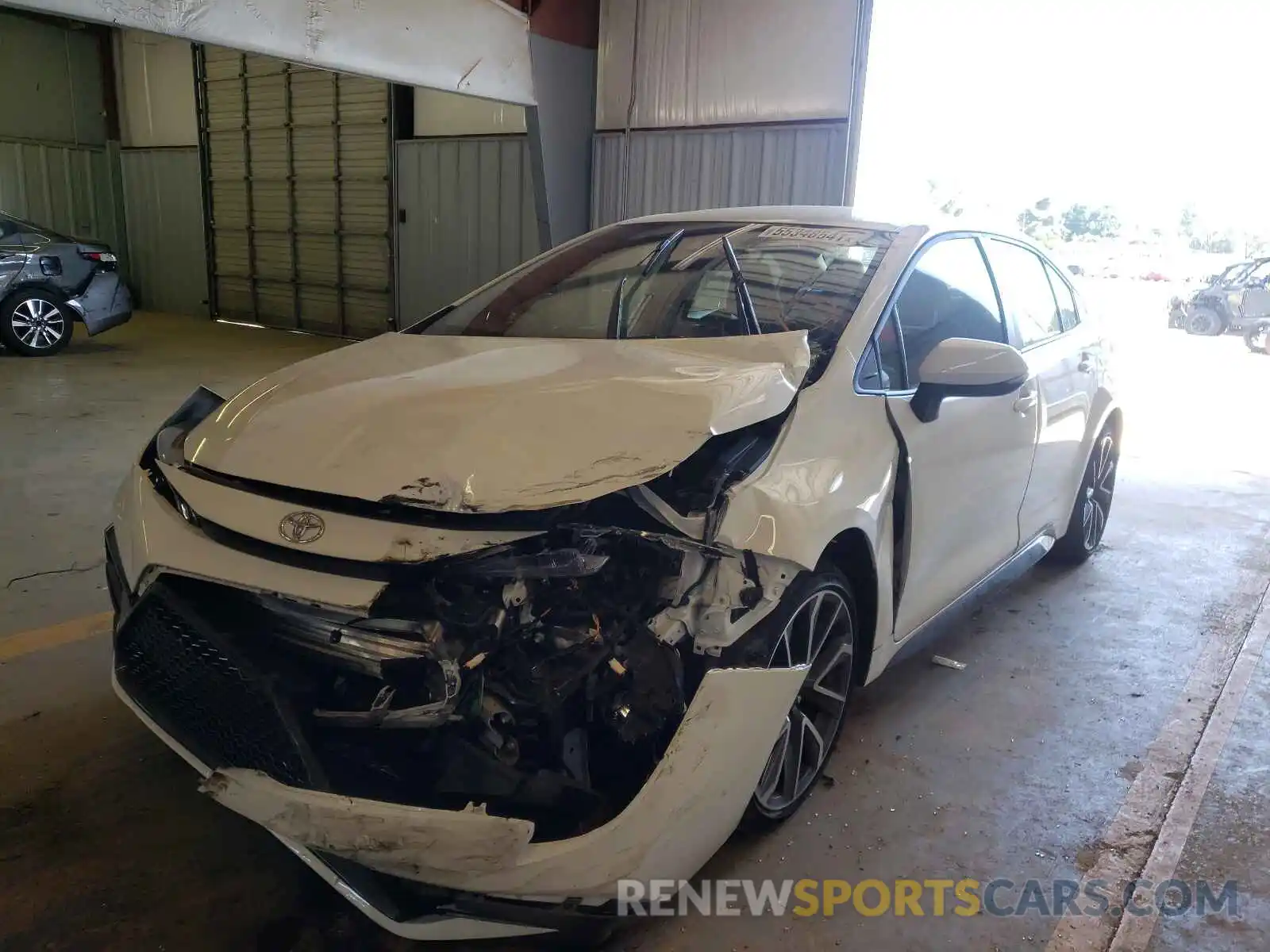 2 Photograph of a damaged car JTDS4RCE8LJ014767 TOYOTA COROLLA 2020