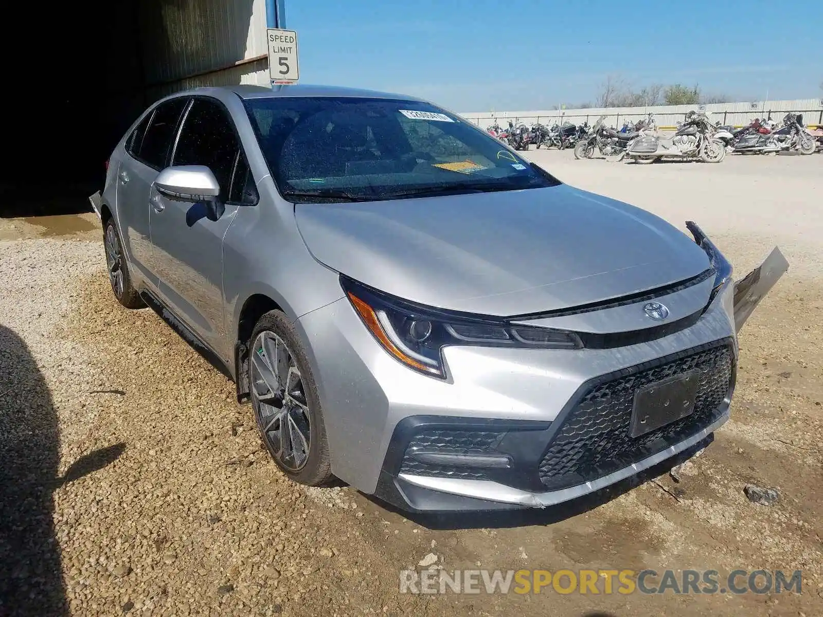 1 Photograph of a damaged car JTDS4RCE8LJ014915 TOYOTA COROLLA 2020