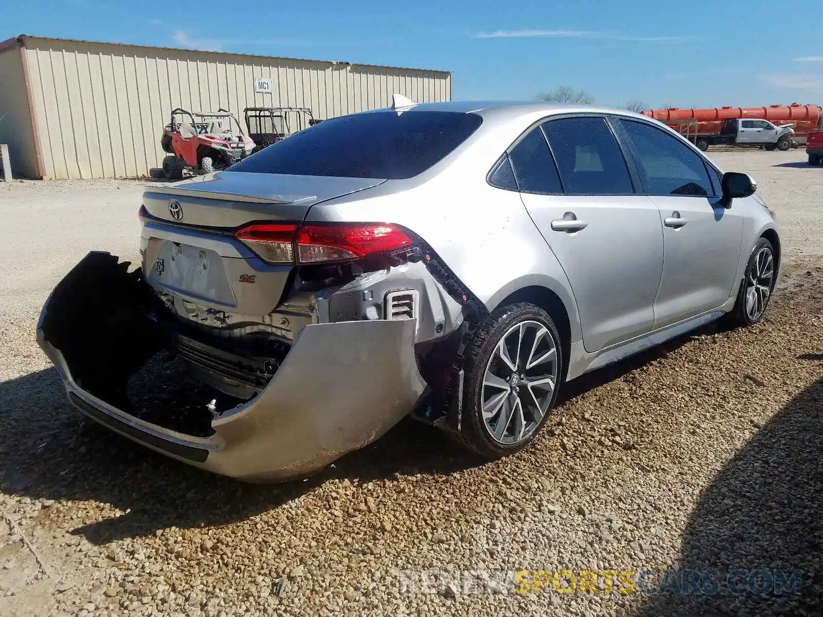 4 Photograph of a damaged car JTDS4RCE8LJ014915 TOYOTA COROLLA 2020