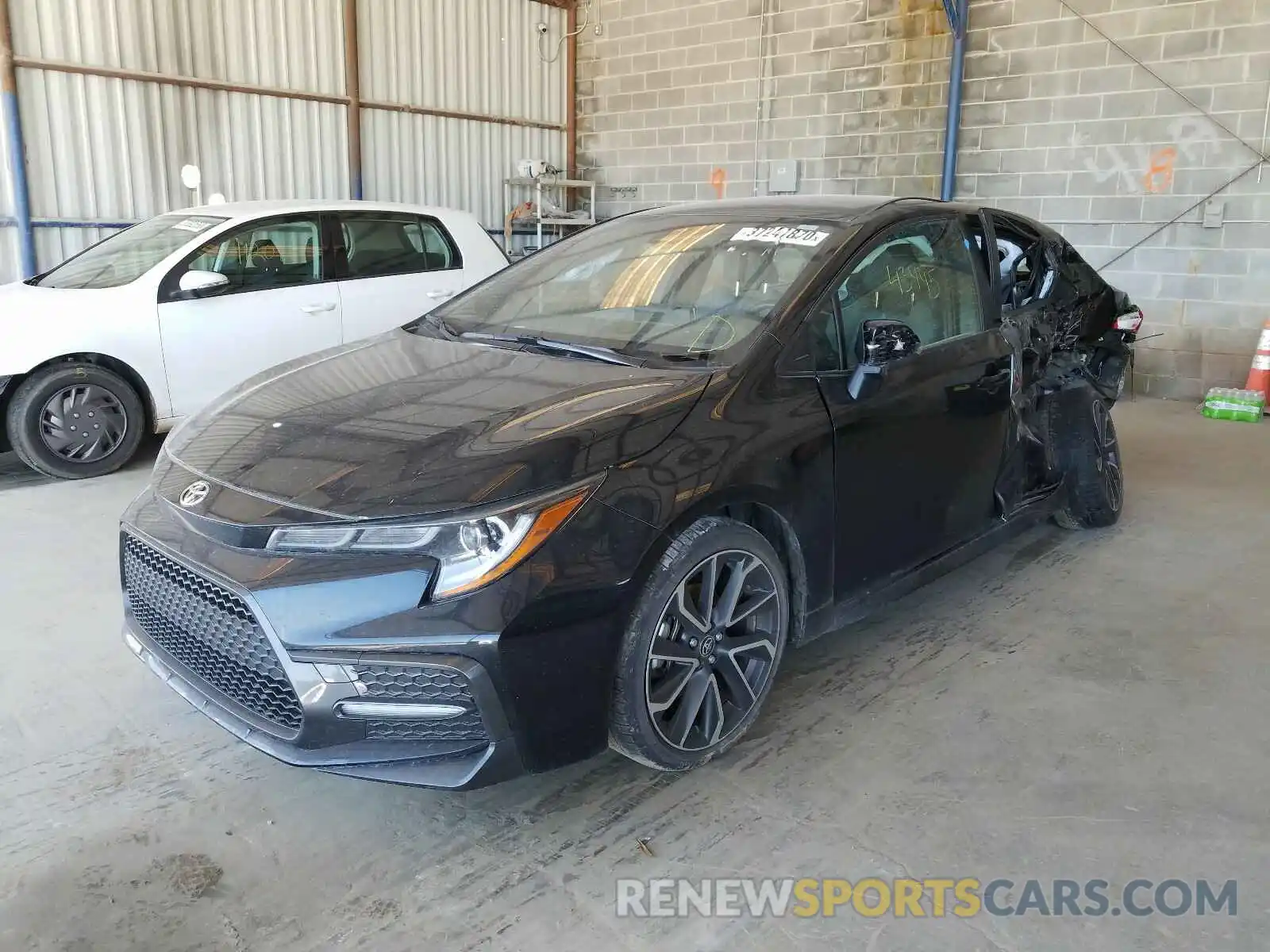 2 Photograph of a damaged car JTDS4RCE8LJ016468 TOYOTA COROLLA 2020