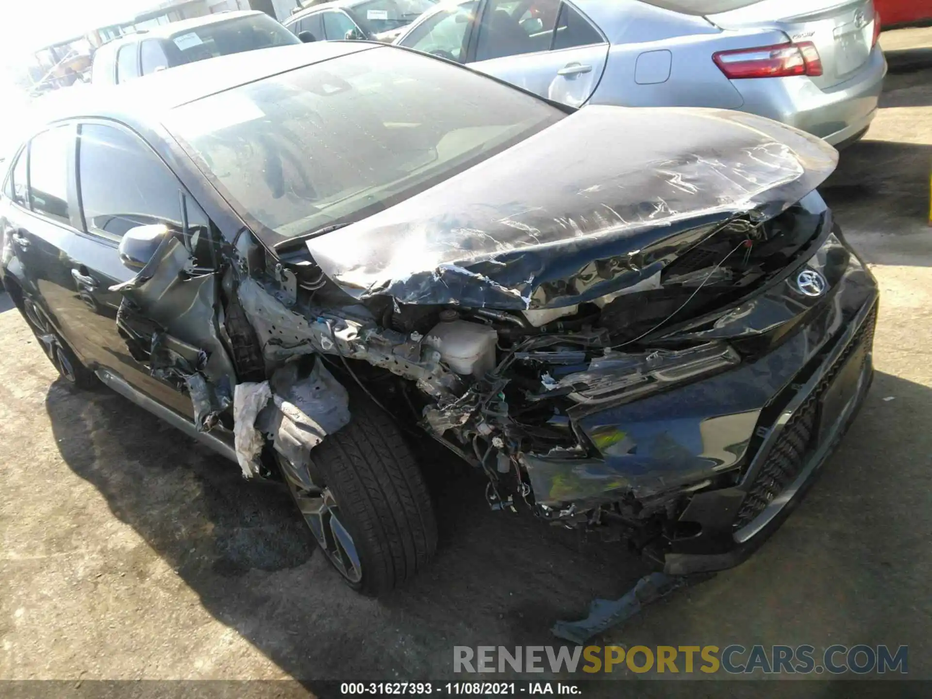 1 Photograph of a damaged car JTDS4RCE8LJ016728 TOYOTA COROLLA 2020